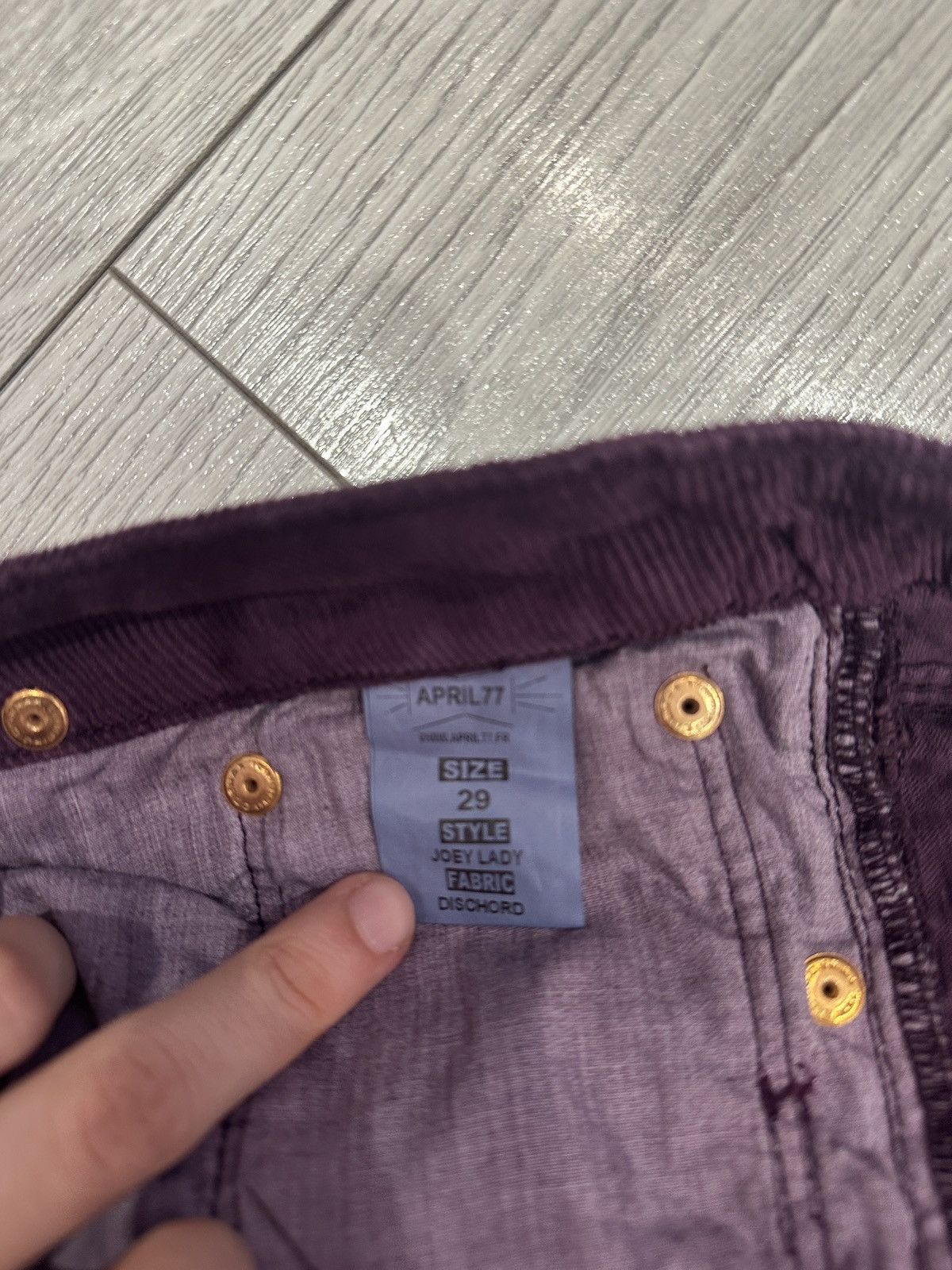 April 77 April 77 Jeans 26” Size 29" - 5 Thumbnail