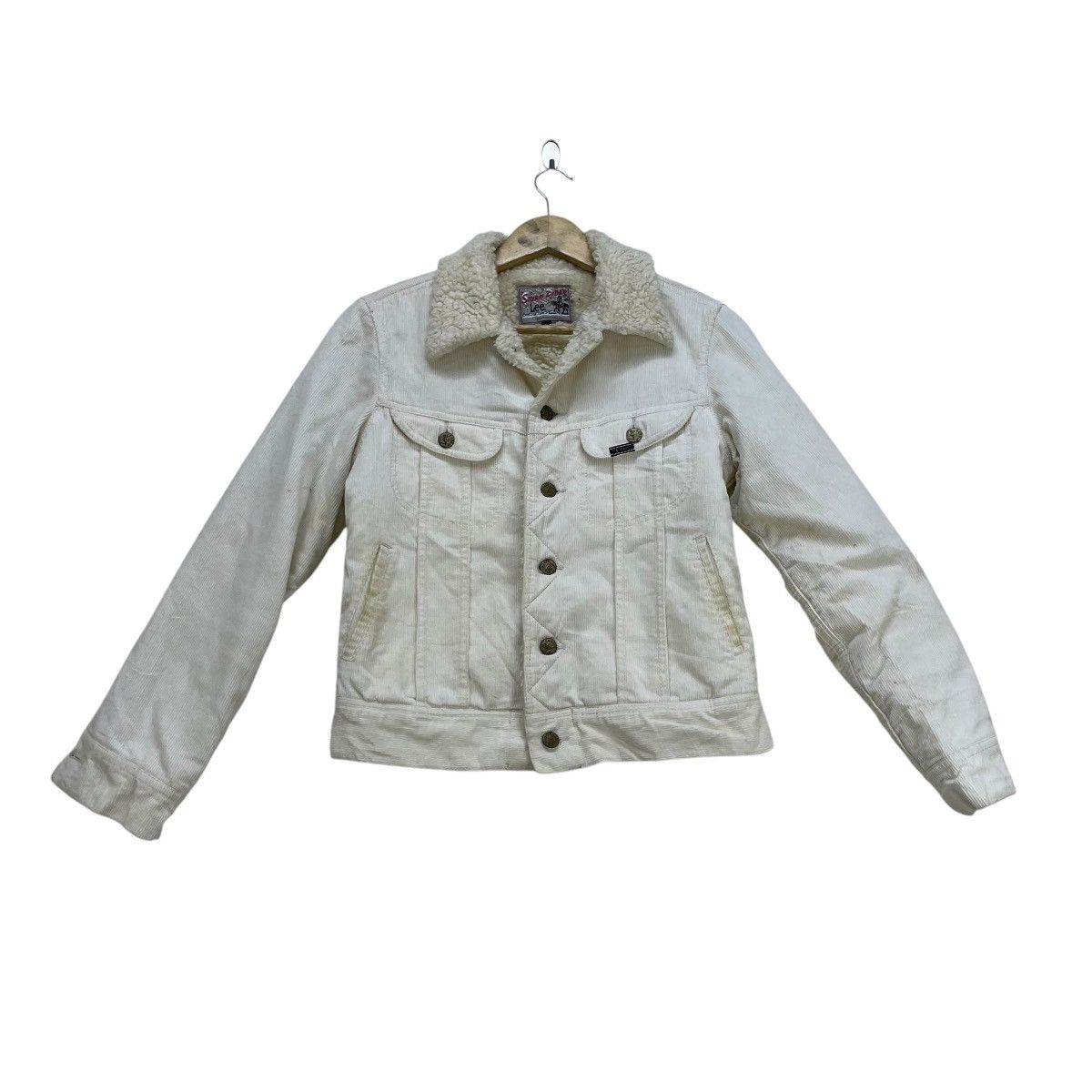 Lee × Vintage 💥Vintage lee Sanforized Corduroy Sherpa Jacket Size M / US 6-8 / IT 42-44 - 1 Thumbnail