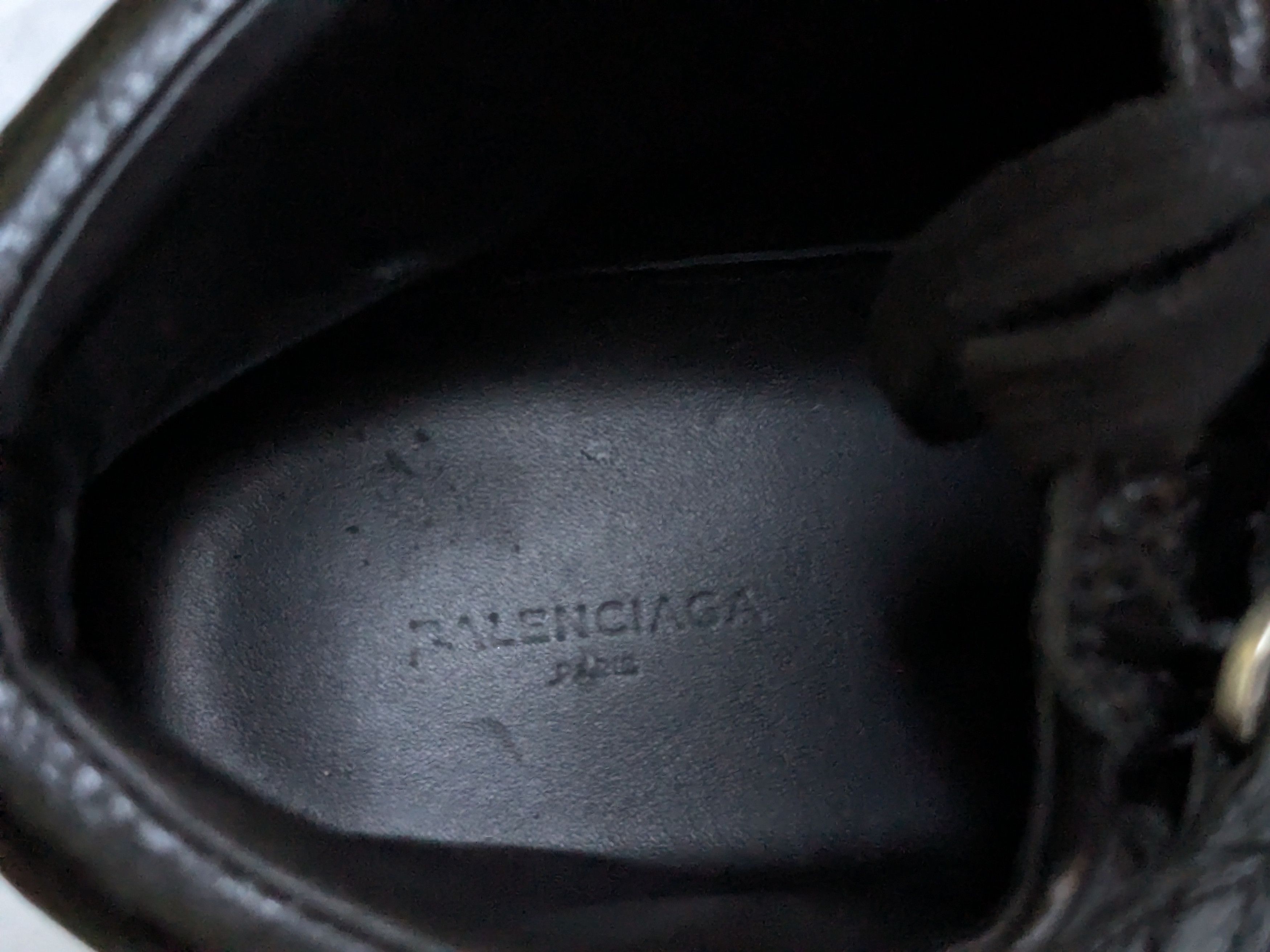 Balenciaga Balenciaga Arena Black 9 High Tops Leather Sneakers Size US 9 / EU 42 - 7 Thumbnail