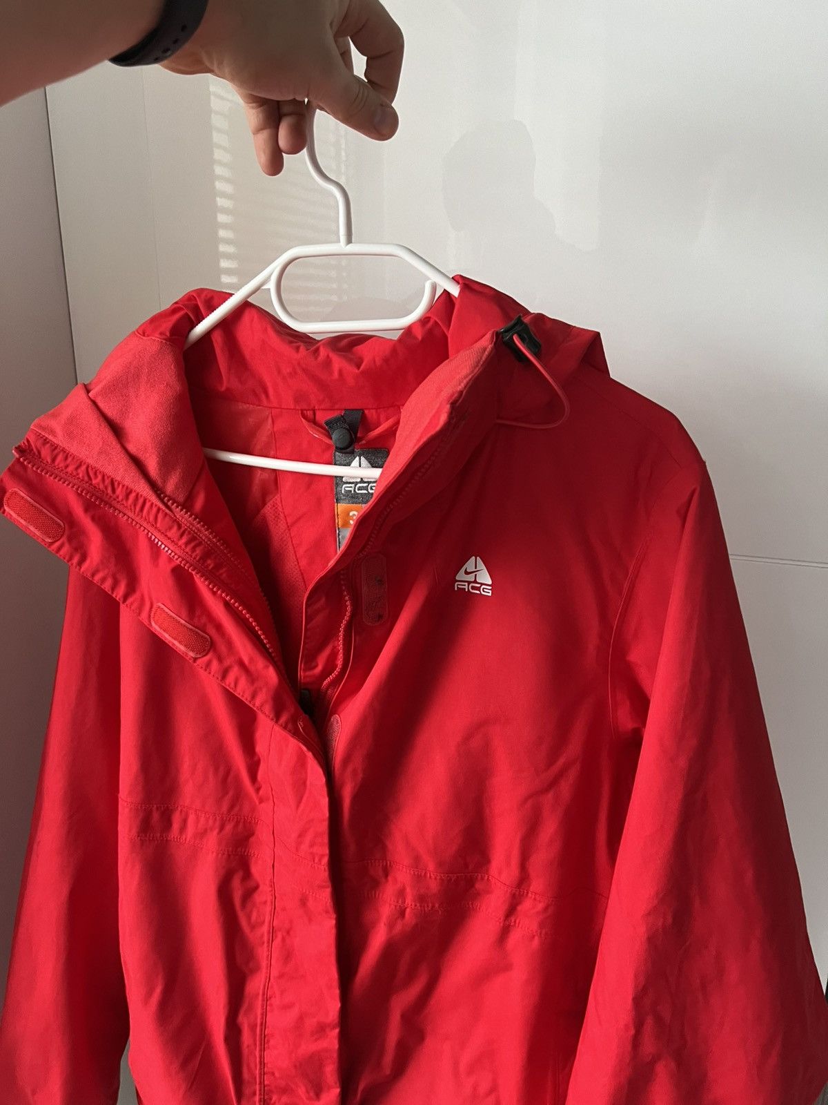 Nike ACG Vintage Nike Acg Waterproof Gorpcore Red Men’s Reg Jacket Size US L / EU 52-54 / 3 - 7 Thumbnail