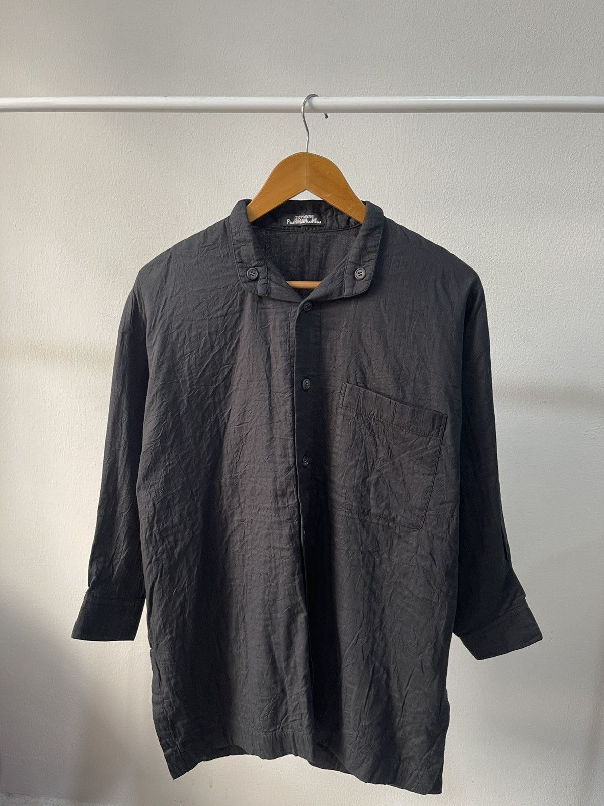 Issey Miyake 80s Issey Miyake Permanente Button Up Size US L / EU 52-54 / 3 - 1 Thumbnail