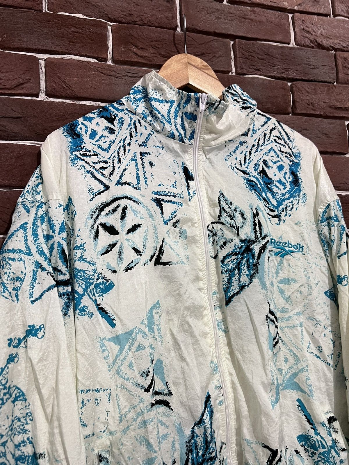 Reebok Reebok Vintage 90s Windbreaker Track Top Jacket Streetwear Size US XL / EU 56 / 4 - 3 Thumbnail