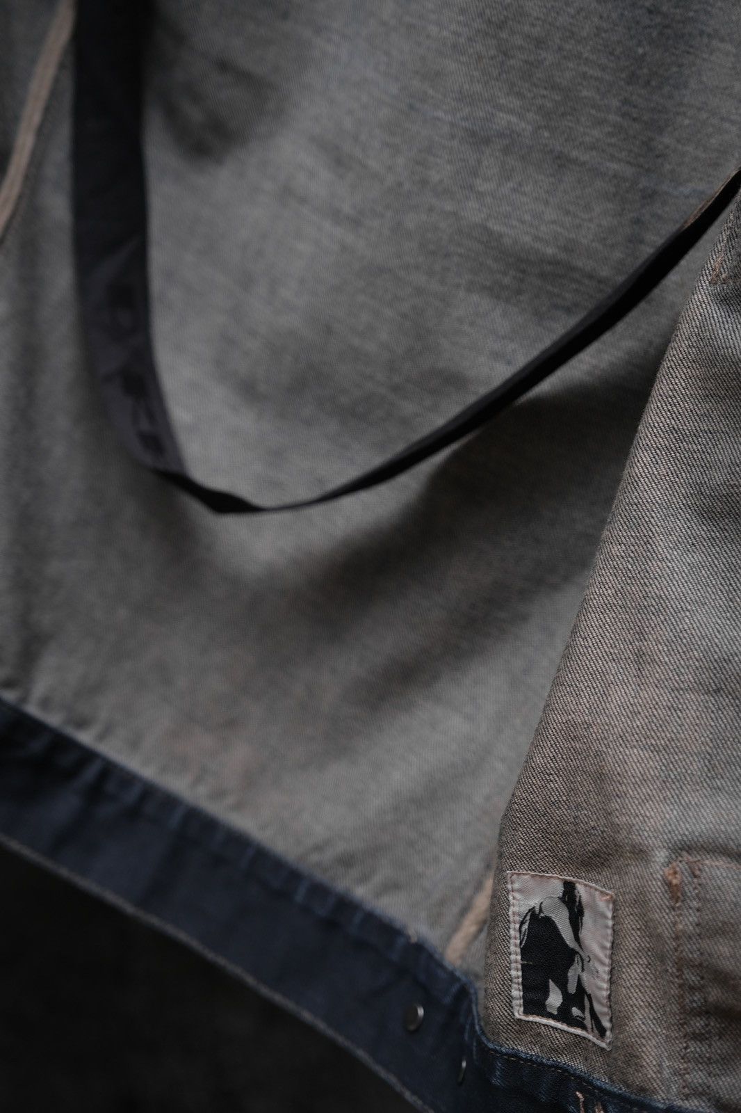 Rick Owens Drkshdw Rick Owens DRKSHDW Waxed Denim Vest Size US M / EU 48-50 / 2 - 6 Thumbnail