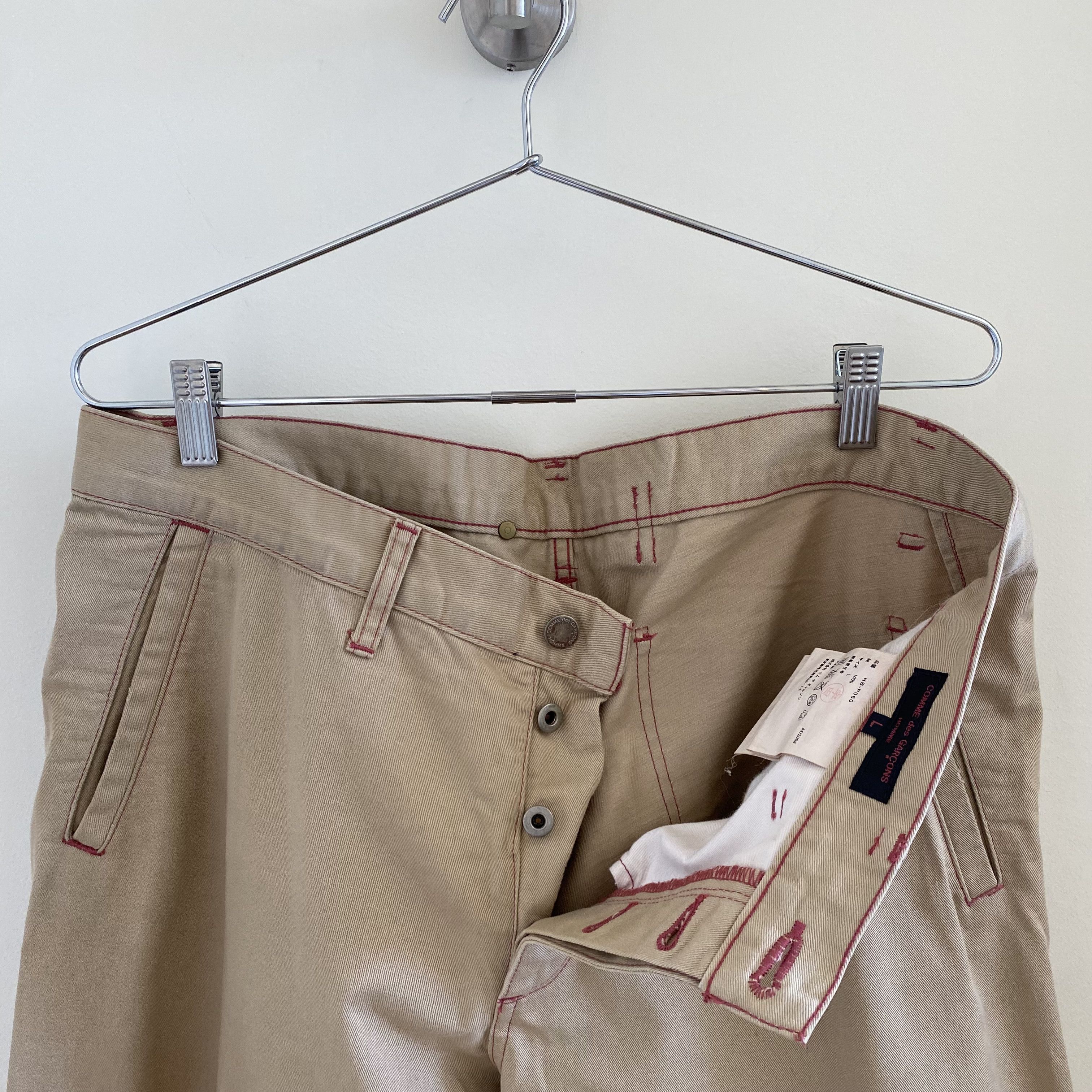 Comme des Garcons Comme des Garcons 2008 Contrast Stitch Work Pant Size US 34 / EU 50 - 4 Thumbnail