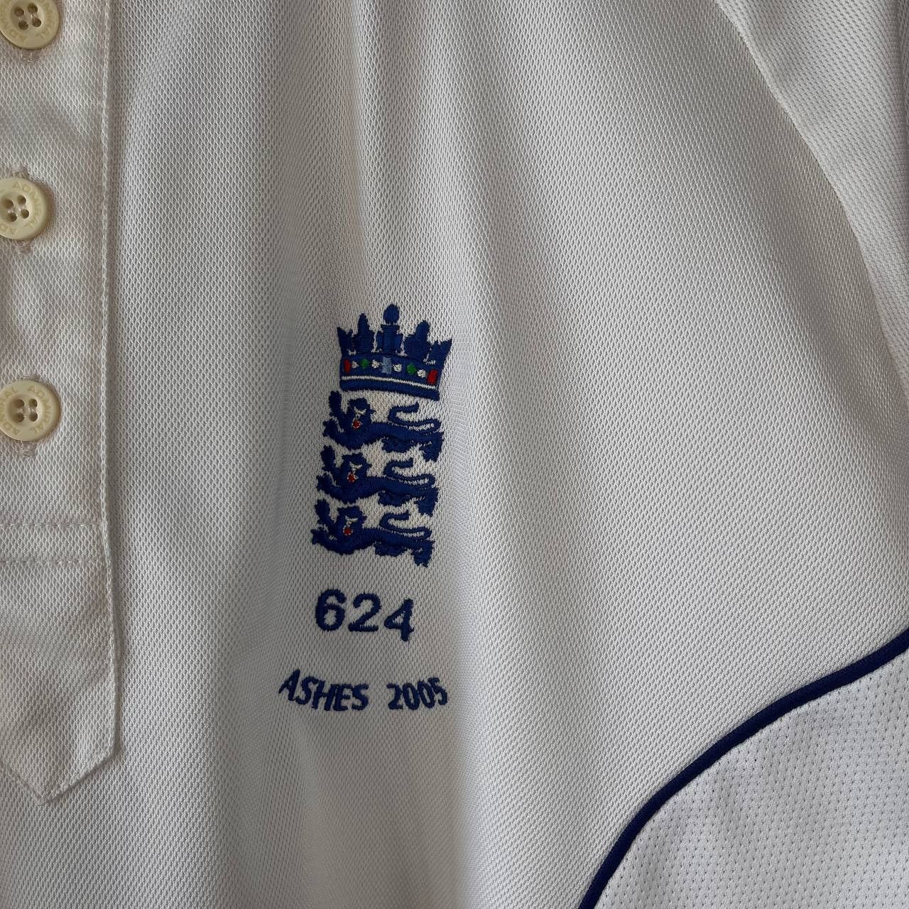 Vintage England Cricket Ashes 2005 Polo Test Cap 624 Andrew Strauss Size US L / EU 52-54 / 3 - 4 Thumbnail