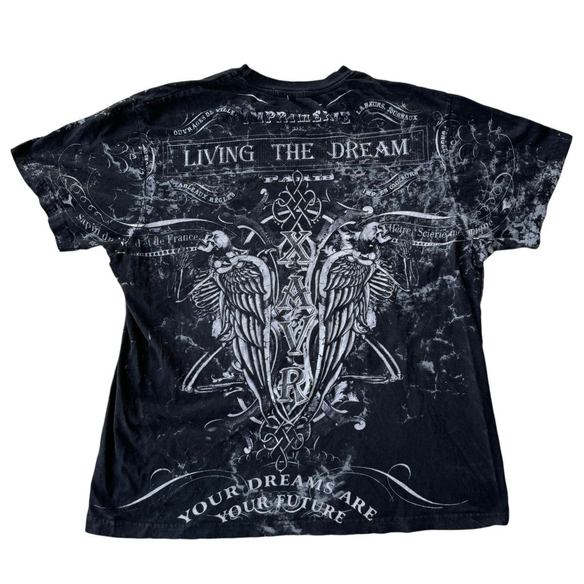 Affliction × Southpole Xzavier AOP Affliction Graphic Tee Shirt punk grunge Y2K 00s Size US L / EU 52-54 / 3 - 10 Thumbnail