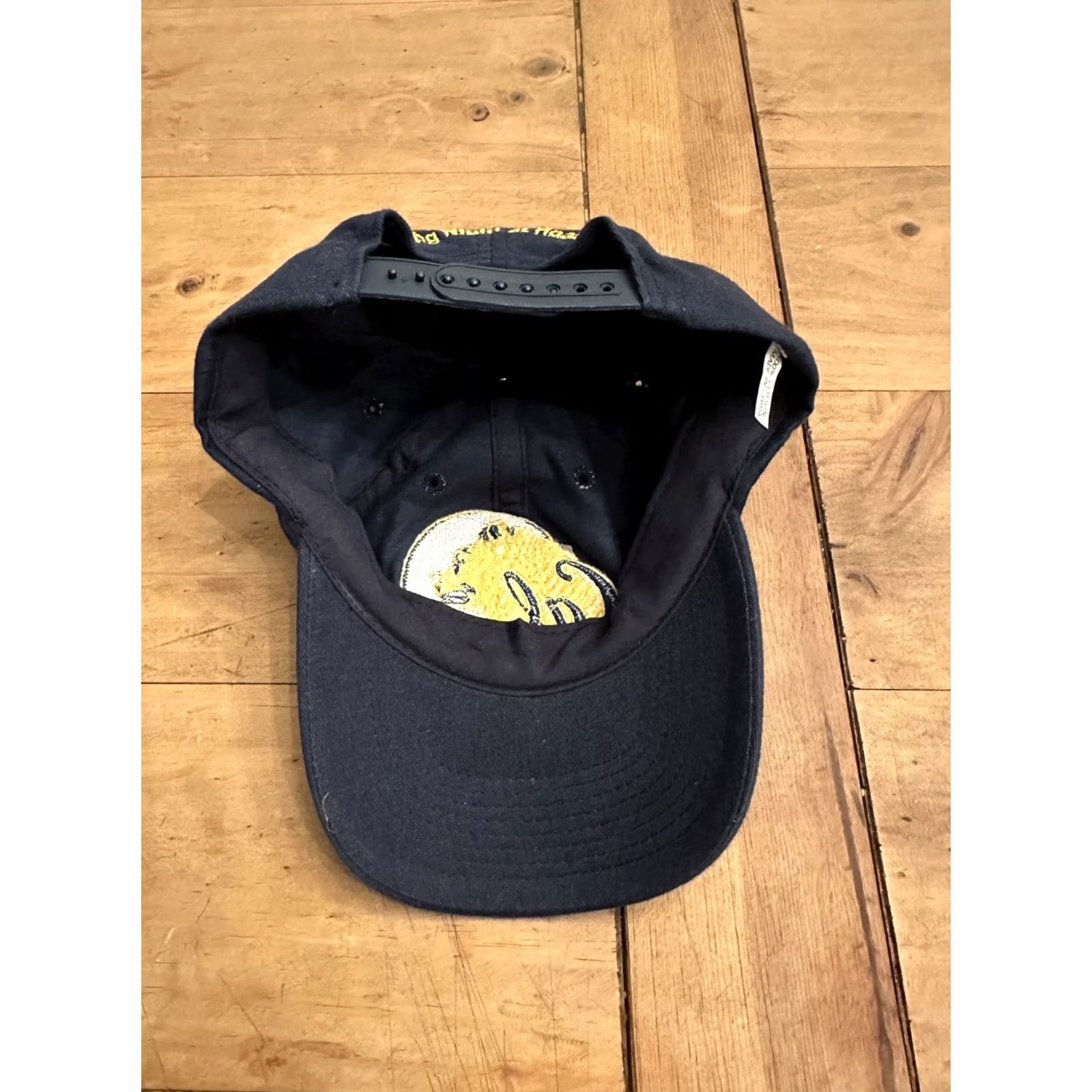 Bell VINTAGE Cal Golden Bears Pacific Bell Opening Night 1999 Ball Cap Hat Adj Men’s Navy Blue Baseball Cap Adjustable Strapback Men’s Size ONE SIZE - 4 Thumbnail