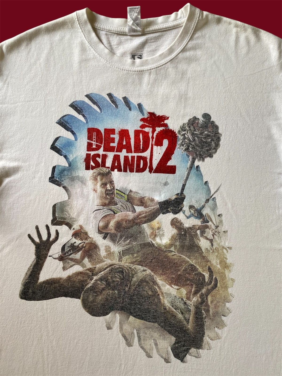 Playstation Rare Dead Island2 2014 Game Horror Promo T-Shirt Size US L / EU 52-54 / 3 - 1 Thumbnail