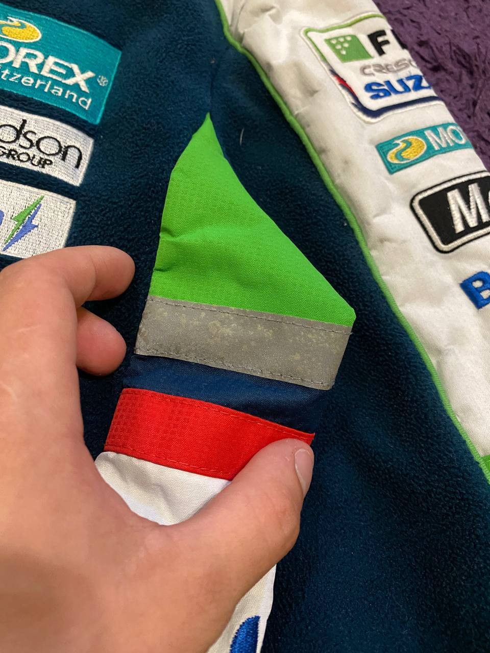 Vintage Y2K Sweatshirt SUZUKi Superbike team vintage motorex Size US XS / EU 42 / 0 - 15 Thumbnail