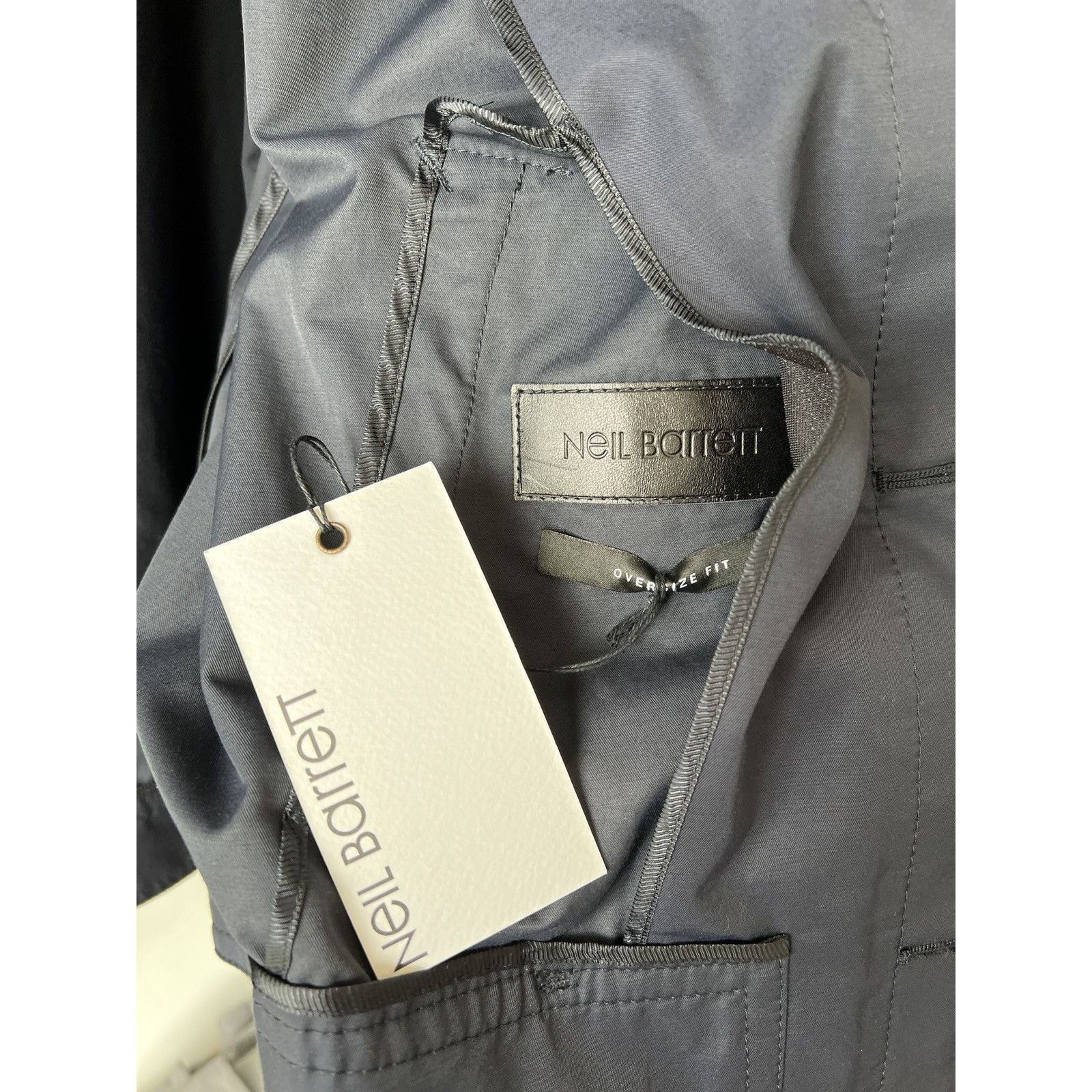 Neil Barrett Neil barrett ss13 technical cotton oversize fit jacket Size US M / EU 48-50 / 2 - 6 Thumbnail