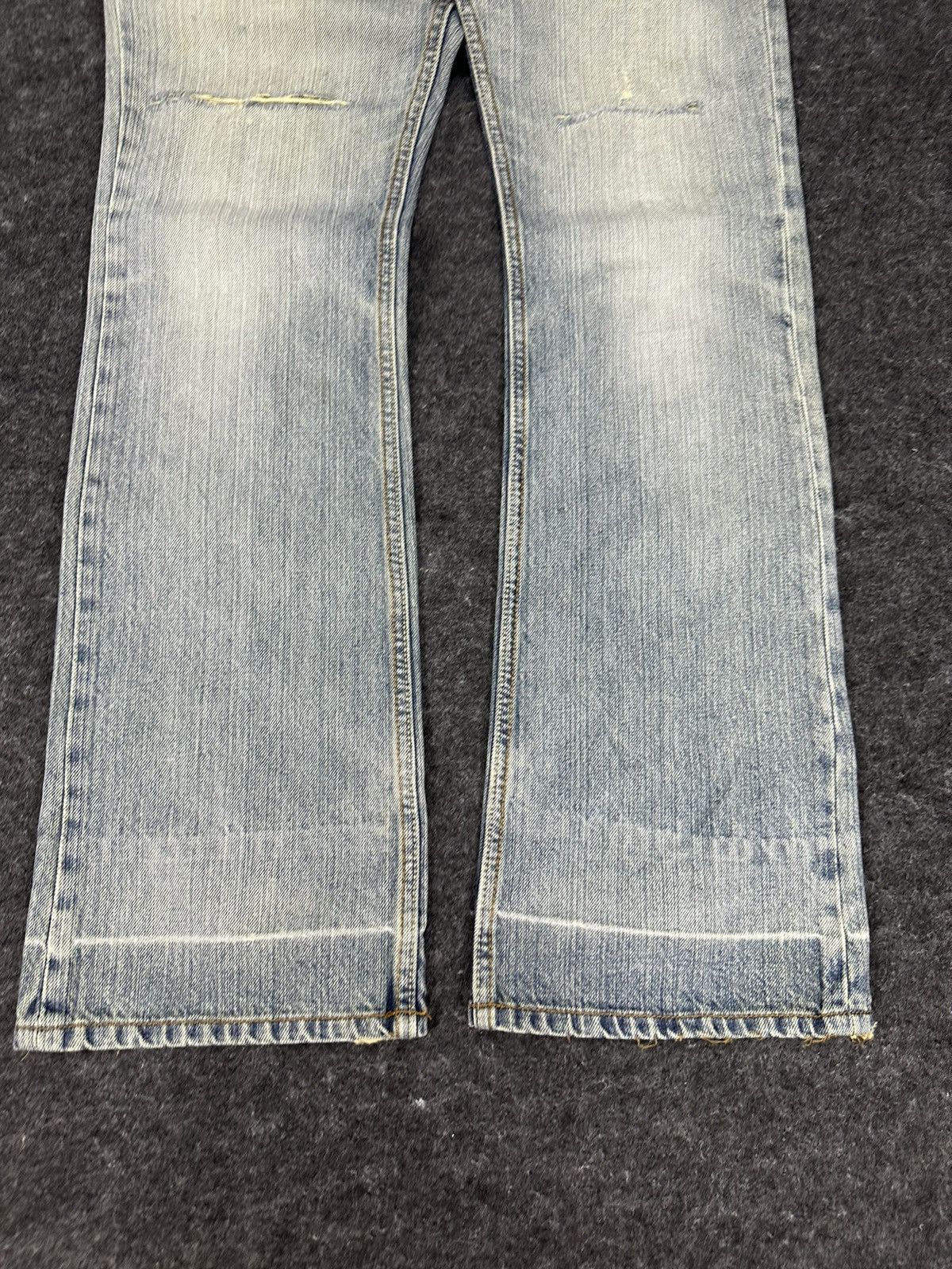 If Six Was Nine Root Three Flare Distressed Vintage Denim 32x33 D730 Size US 32 / EU 48 - 3 Thumbnail
