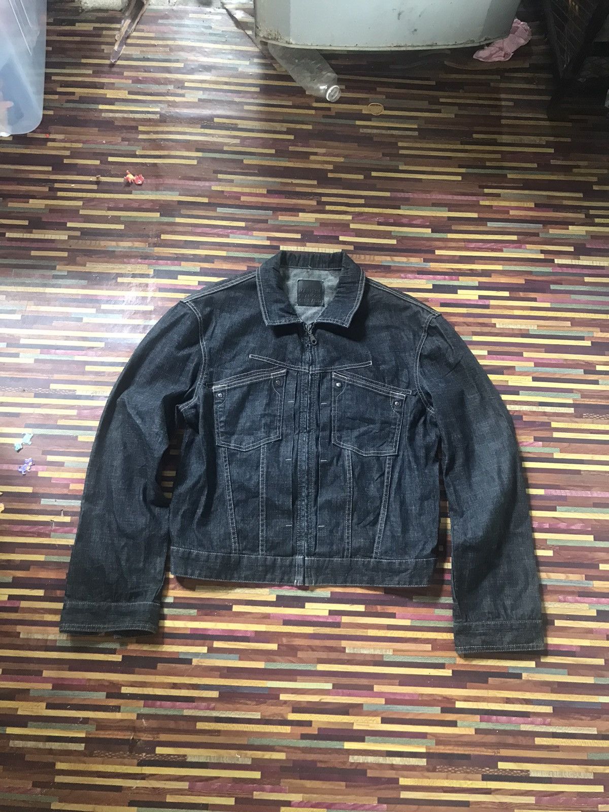 Marithe + Francois Girbaud 🔥🔥🔥VTG MFG CROP JACKET Size US M / EU 48-50 / 2 - 1 Thumbnail
