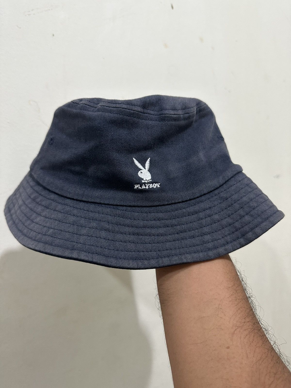VTG Sun Faded Playboy Bucket Hat