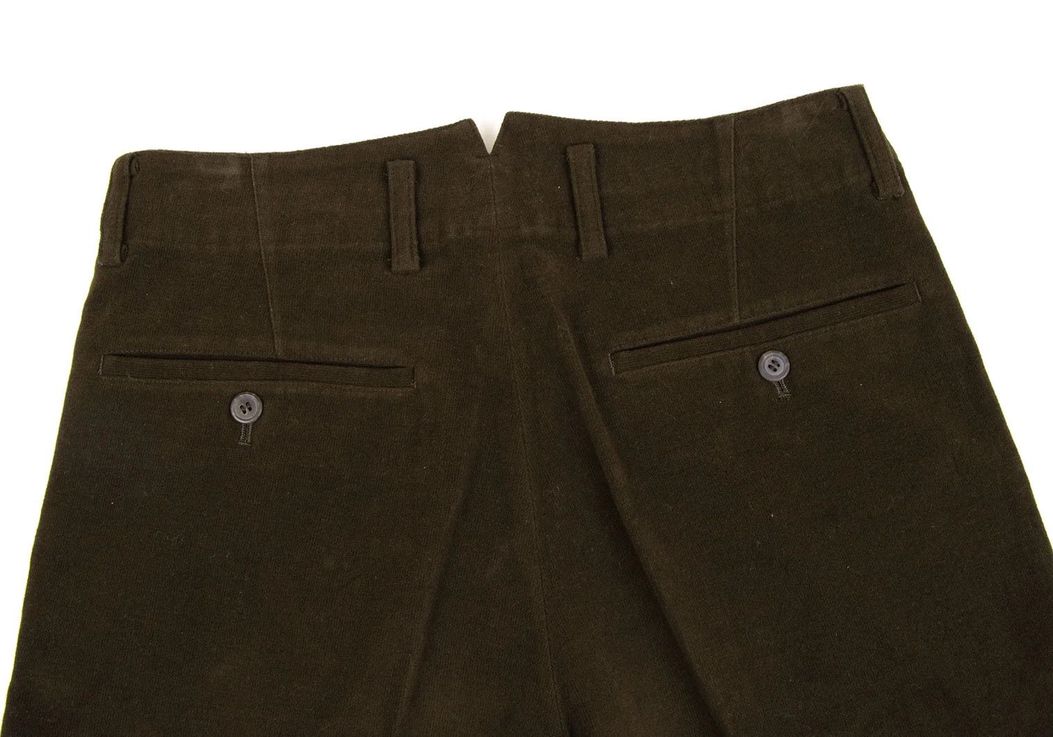 Issey Miyake Stretch Cotton Tapered Pants in Khaki Size US 32 / EU 48 - 10 Thumbnail