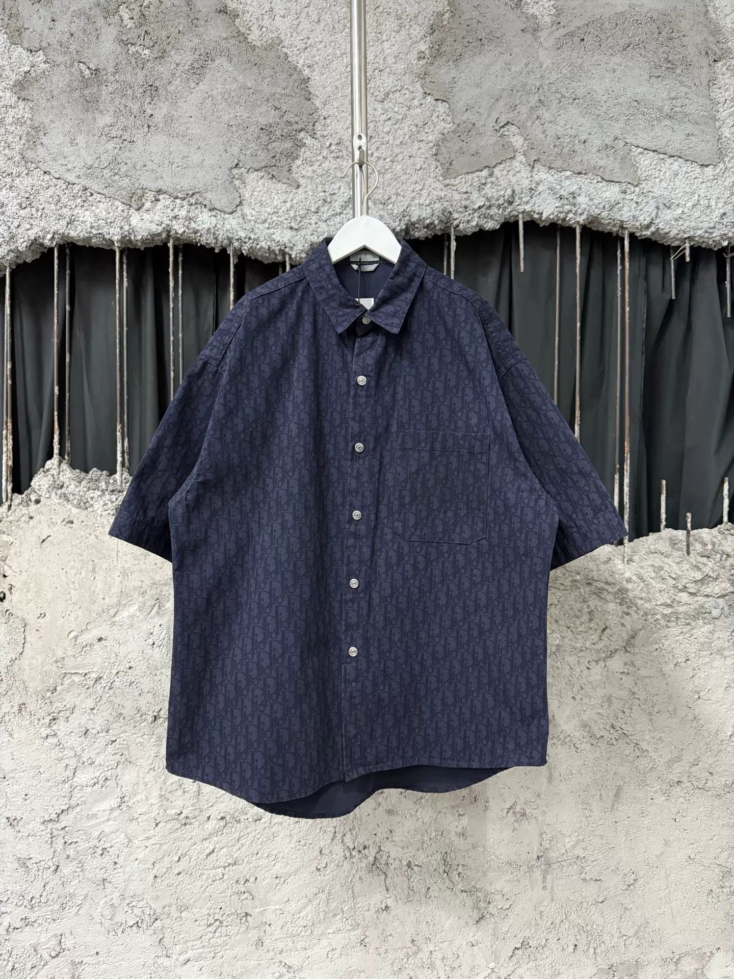 Dior dior print denim short sleeve shirt Size US M / EU 48-50 / 2 - 1 Thumbnail