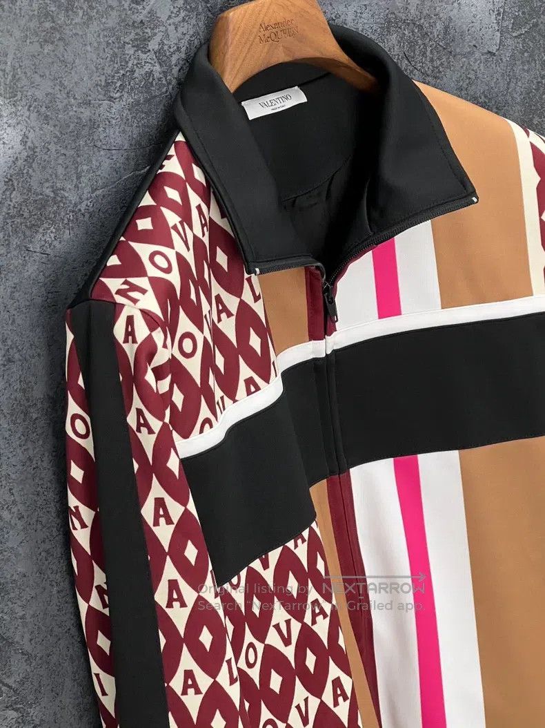 Valentino Valentino Color-blocked print casual jacket Size US S / EU 44-46 / 1 - 6 Thumbnail