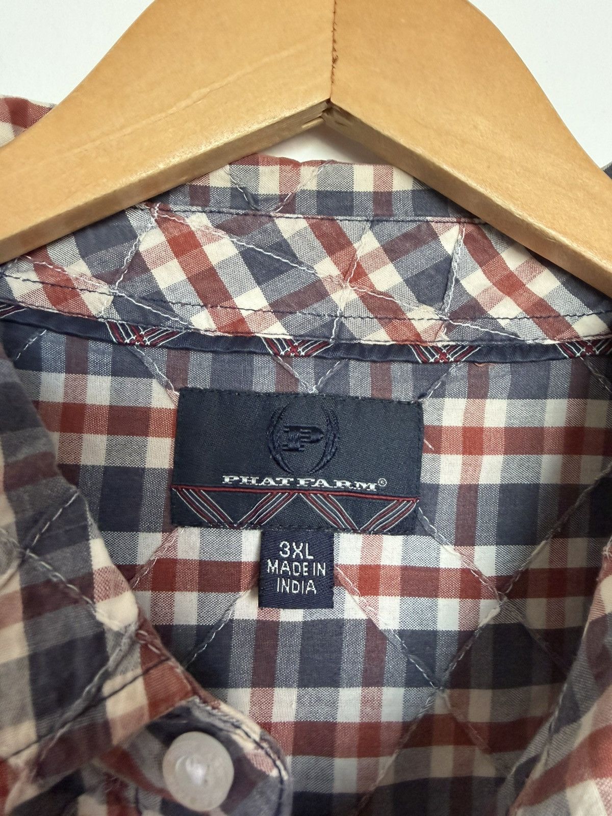 Phat Farm Y2K Phat Farm Plaid Button Up Shirt 3XL Hip Hop Streetwear Size US XXL / EU 58 / 5 - 3 Thumbnail