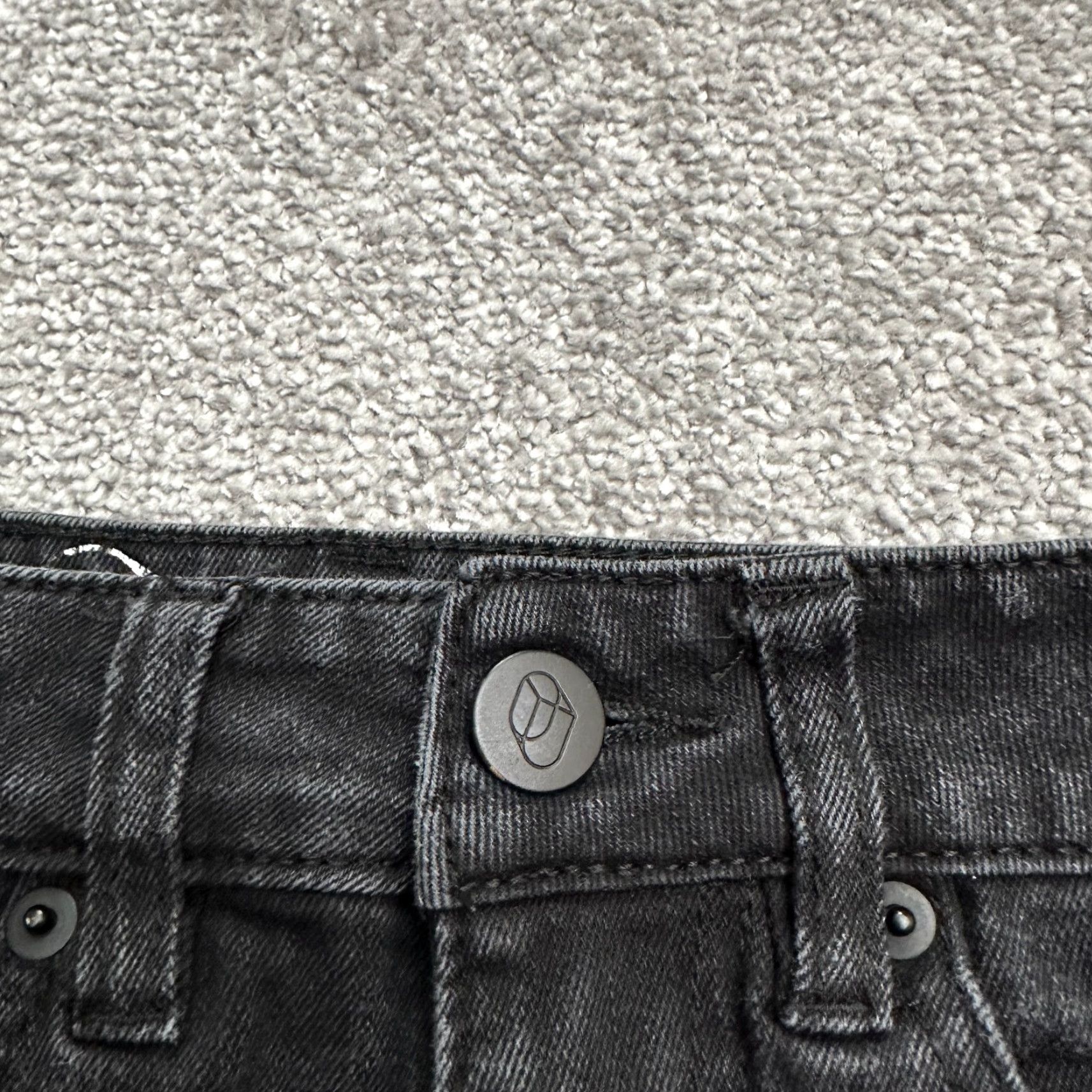 Vintage Original Use Jeans Women Skinny 26 Black Mid Rise Dark Wash 30in Inseam Size 26" / US 2 / IT 38 - 3 Thumbnail