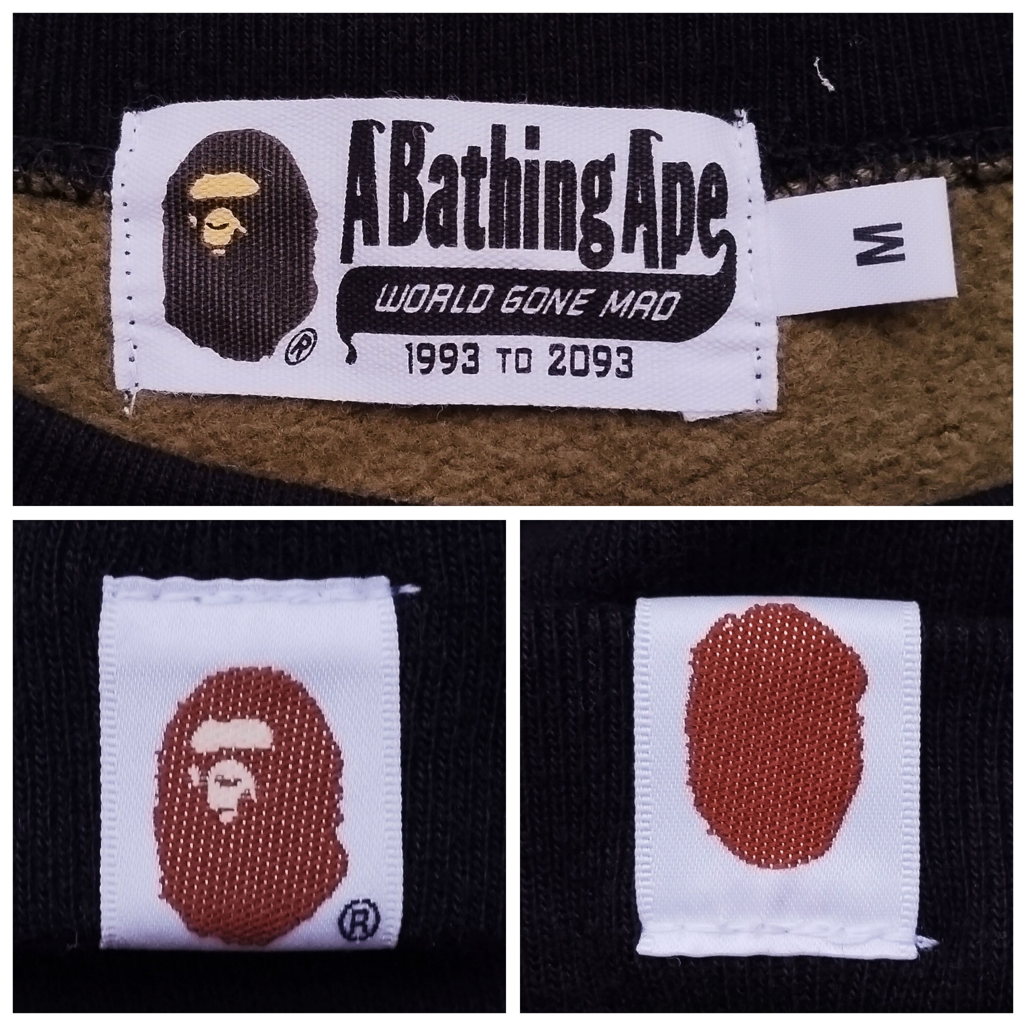 Bape 2019 Bape 1st Camo Color Block Crewneck Size US M / EU 48-50 / 2 - 8 Thumbnail