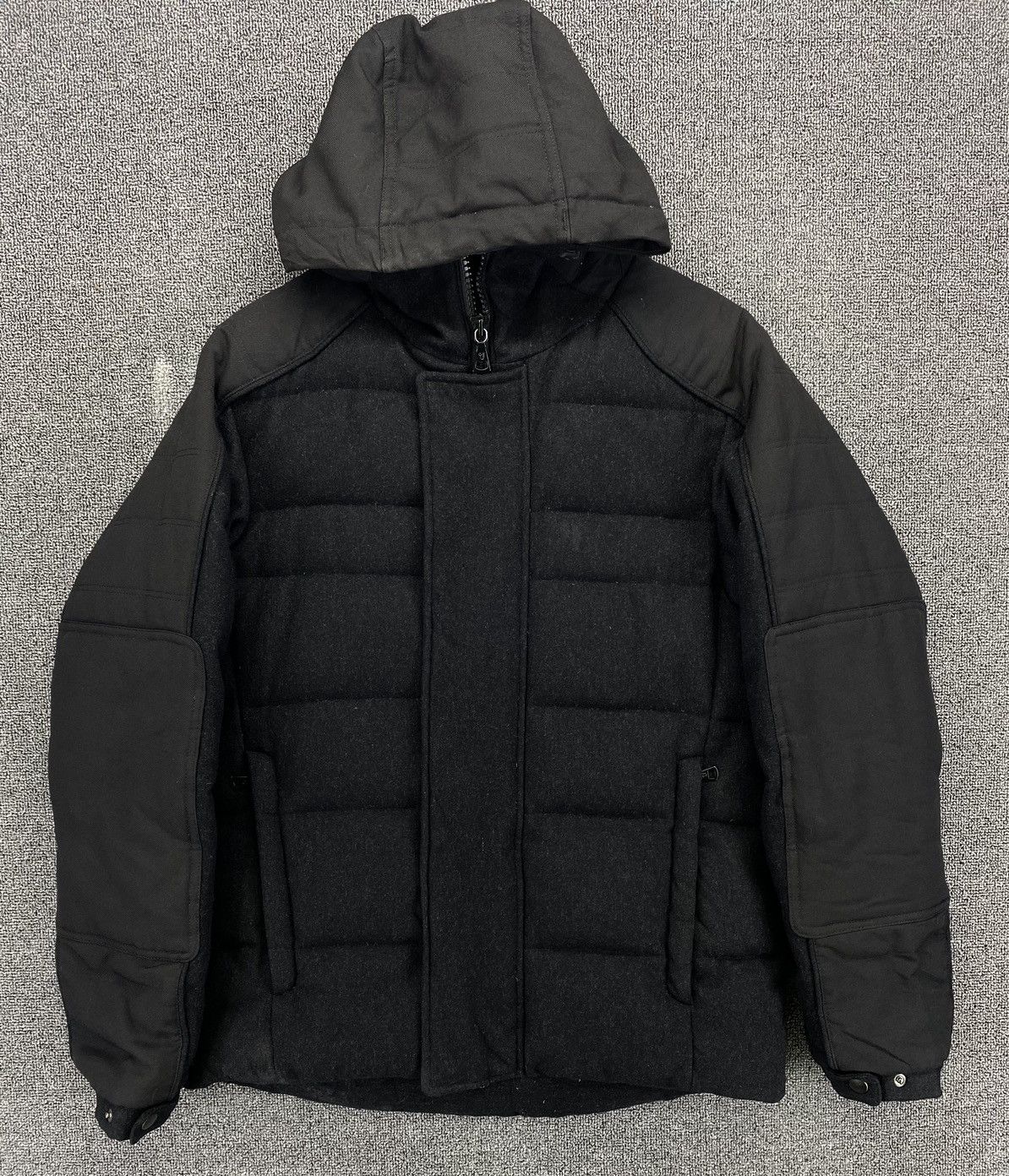 Jill Sander x Uniqlo Hooded Black Down Jacket