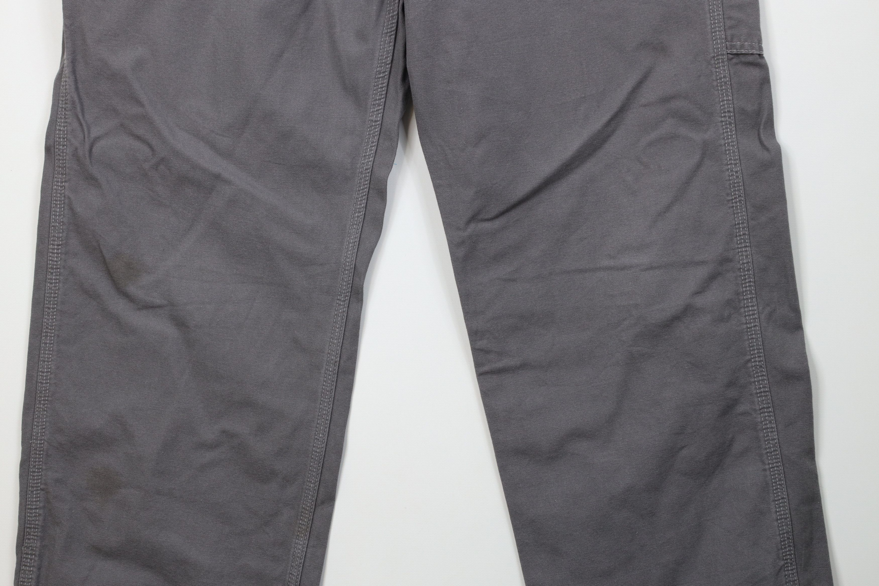 Carhartt Vintage Y2K Carhartt Wide Leg Canvas Dungaree Pants Cotton Size US 32 / EU 48 - 4 Thumbnail