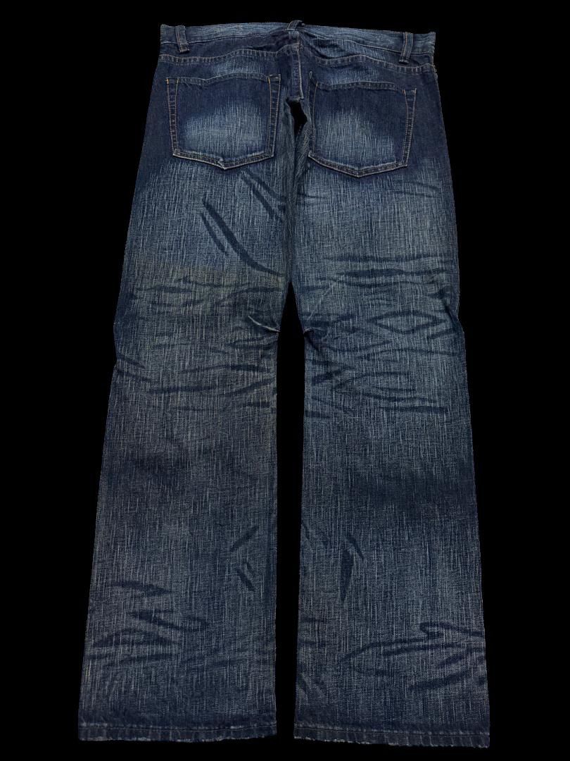 Japanese Brand INSANE Vintage Japanese Bison Sick Washed Bootcut Jean Rare Size US 35 - 12 Thumbnail