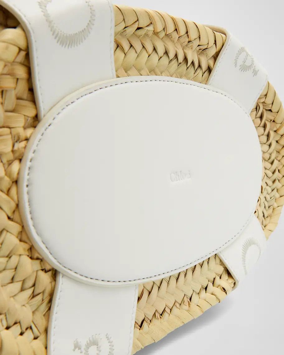 Chloe o1loc1c1024 Size: OS / Chloe Medium Bucket in White/Beige Size ONE SIZE - 6 Thumbnail