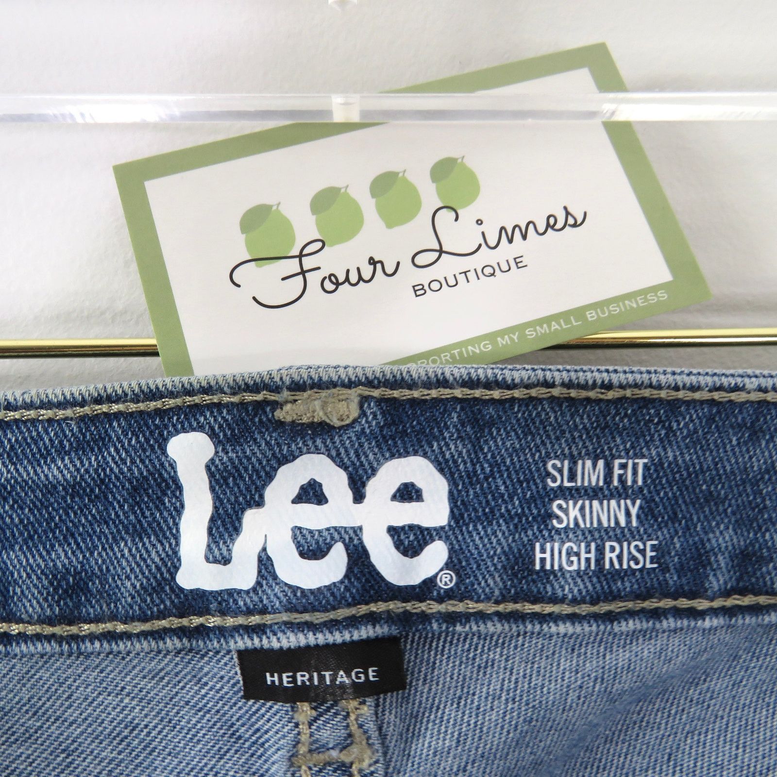Lee Y2k Lee Heritage Slim Fit Skinny High Rise Size 18 36" Size 40" / US 18 - 5 Thumbnail
