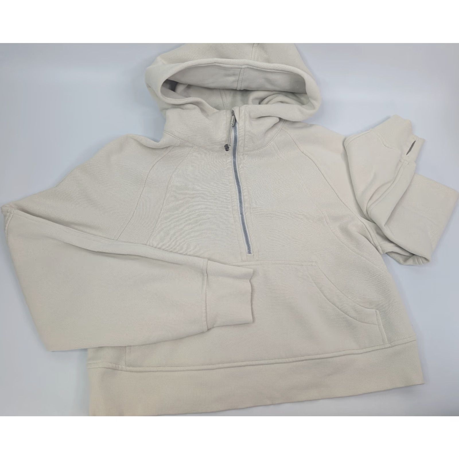 Lululemon Lululemon Scuba Hoodie XS/S Women’s Beige Oversized Zip Pullover Size XS / US 0-2 / IT 36-38 - 2 Thumbnail