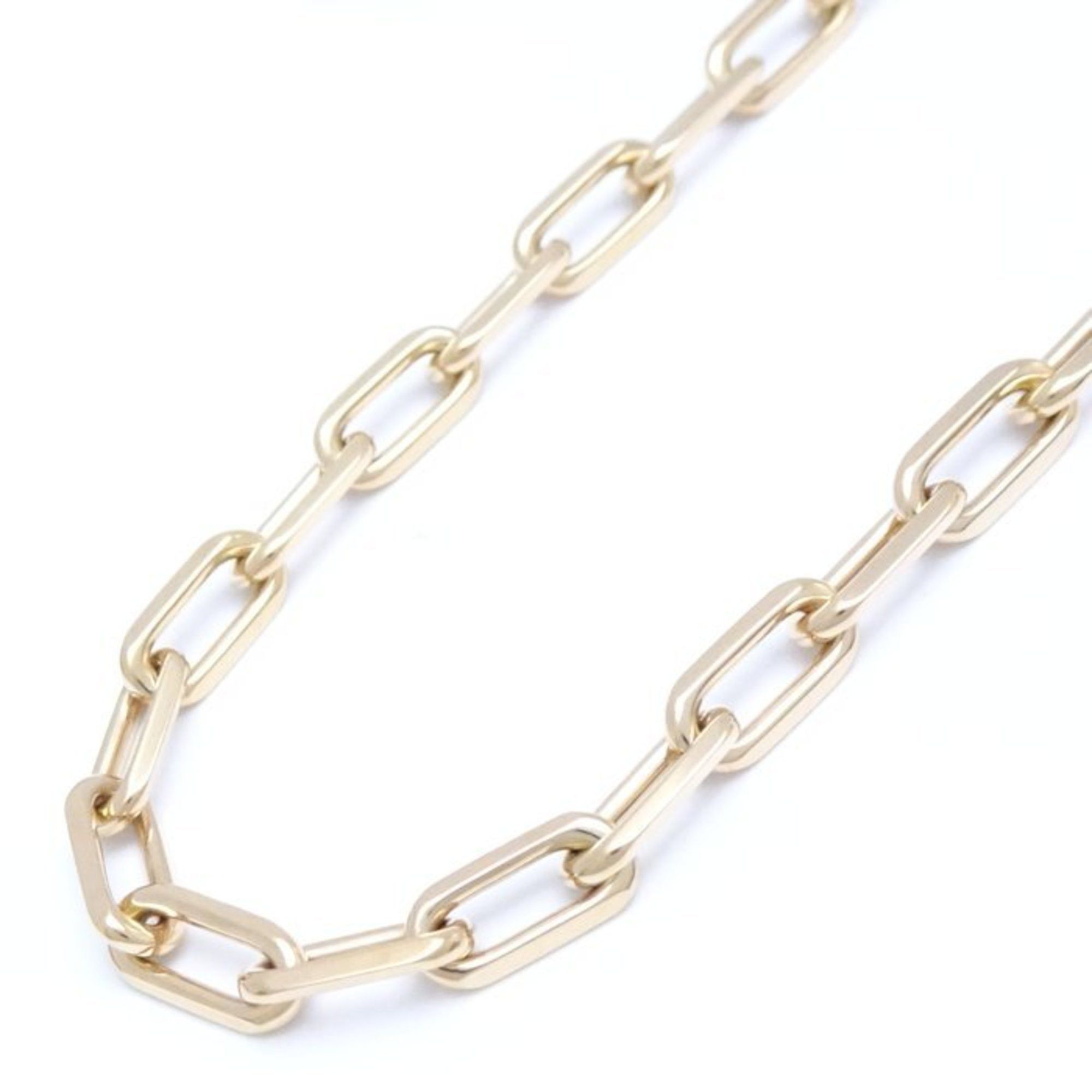 image of Cartier Santos De Cartier Necklace Chain B7224582 55.5Cm K18Yg Yellow Gold 290789, Women's