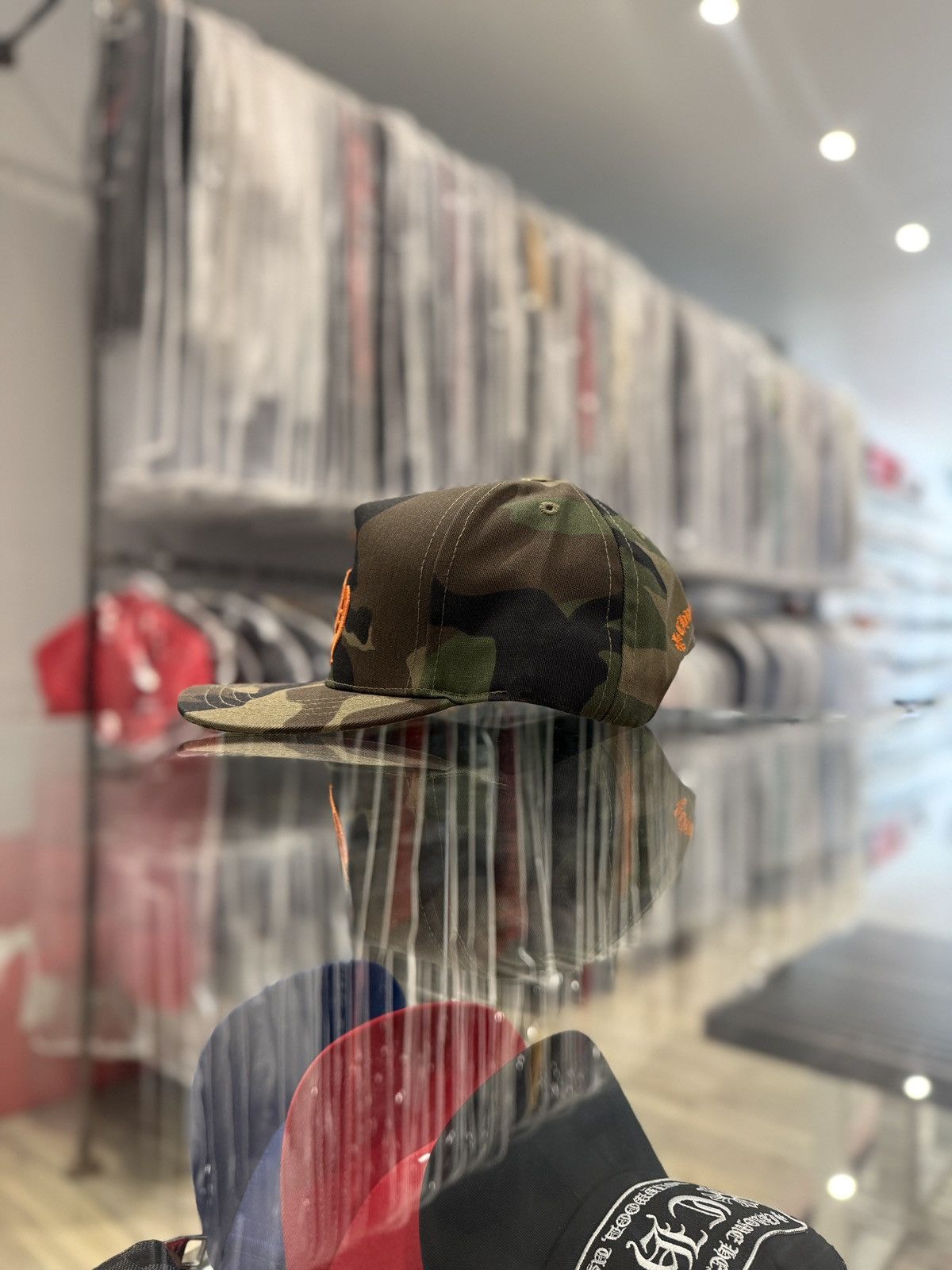 Chrome Hearts Chrome Hearts CH Baseball Hat Camo Size ONE SIZE - 5 Thumbnail