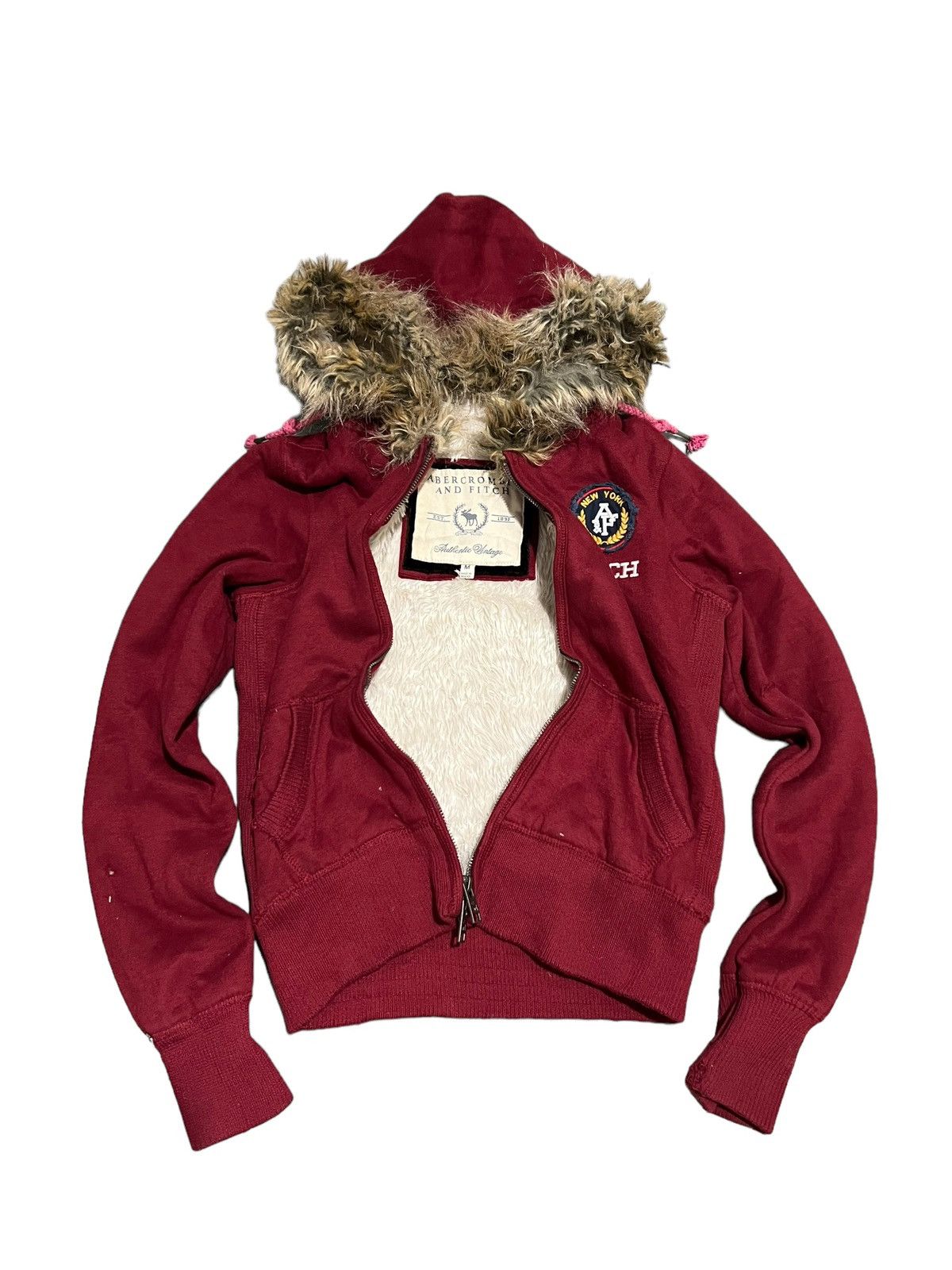 image of If Six Was Nine x Le Grande Bleu L G B Abercrombie Fur Hoodie Sherpa 1892 Ifsixwasnine Lgb Style in
