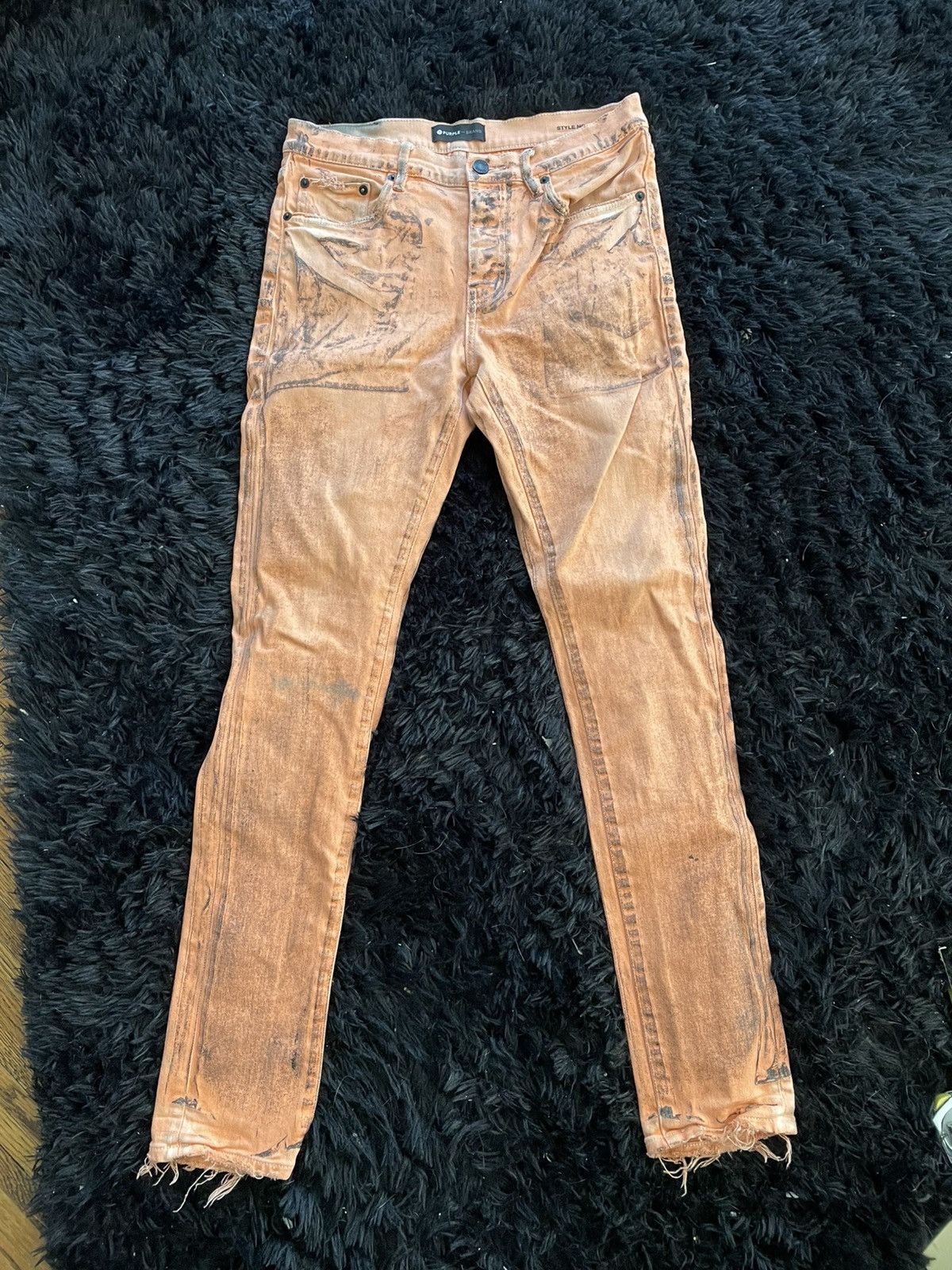 Purple Brand Purple Brand Orange Denim Size US 31 - 1 Thumbnail