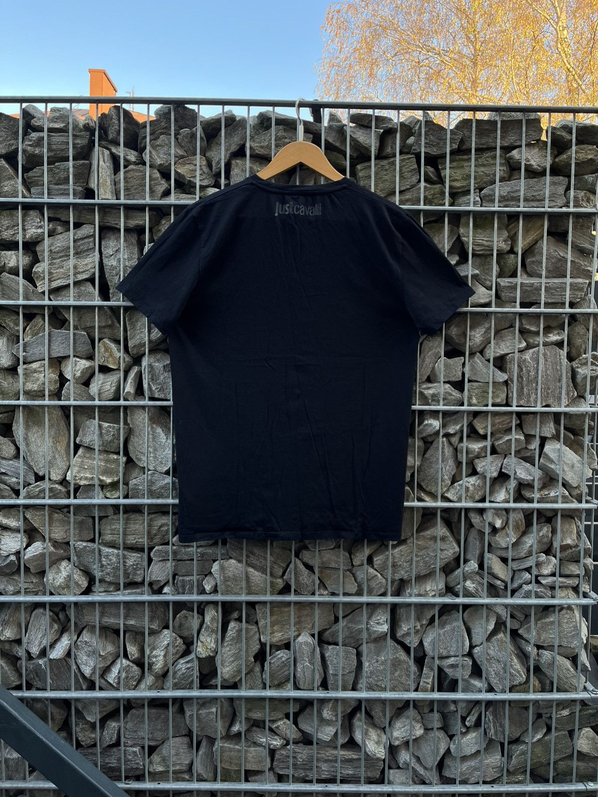 Just Cavalli × Roberto Cavalli × Vintage Just Cavalli Skull Big Logo Skeleton T-Shirt Jersey Size US M / EU 48-50 / 2 - 9 Thumbnail