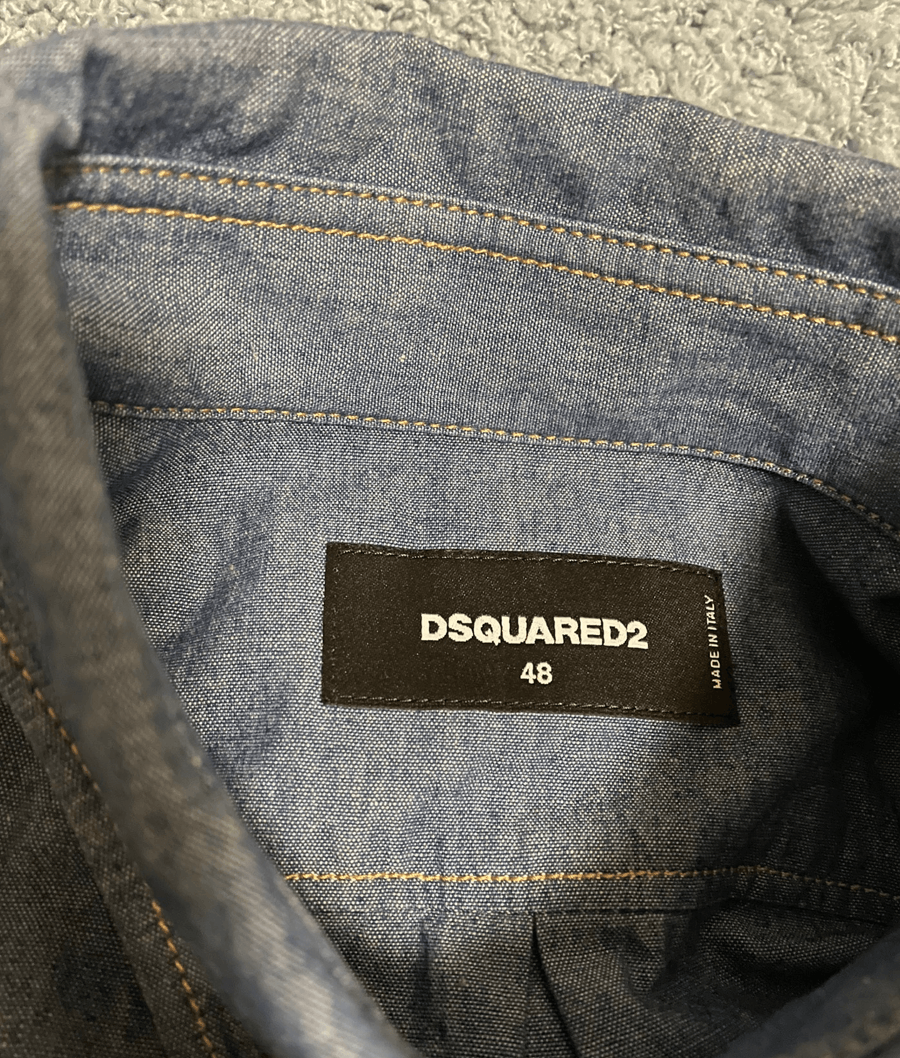 Dsquared2 DSQUARED2 blue denim shirt size 48 Size US M / EU 48-50 / 2 - 2 Thumbnail