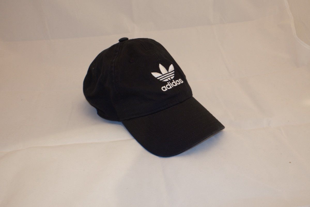 Adidas Black Adidas Hat Size ONE SIZE - 1 Thumbnail