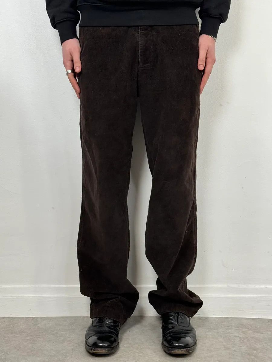 Prada 2000s Prada Brown Velvet Cozy Pants Size US 34 / EU 50 - 2 Thumbnail