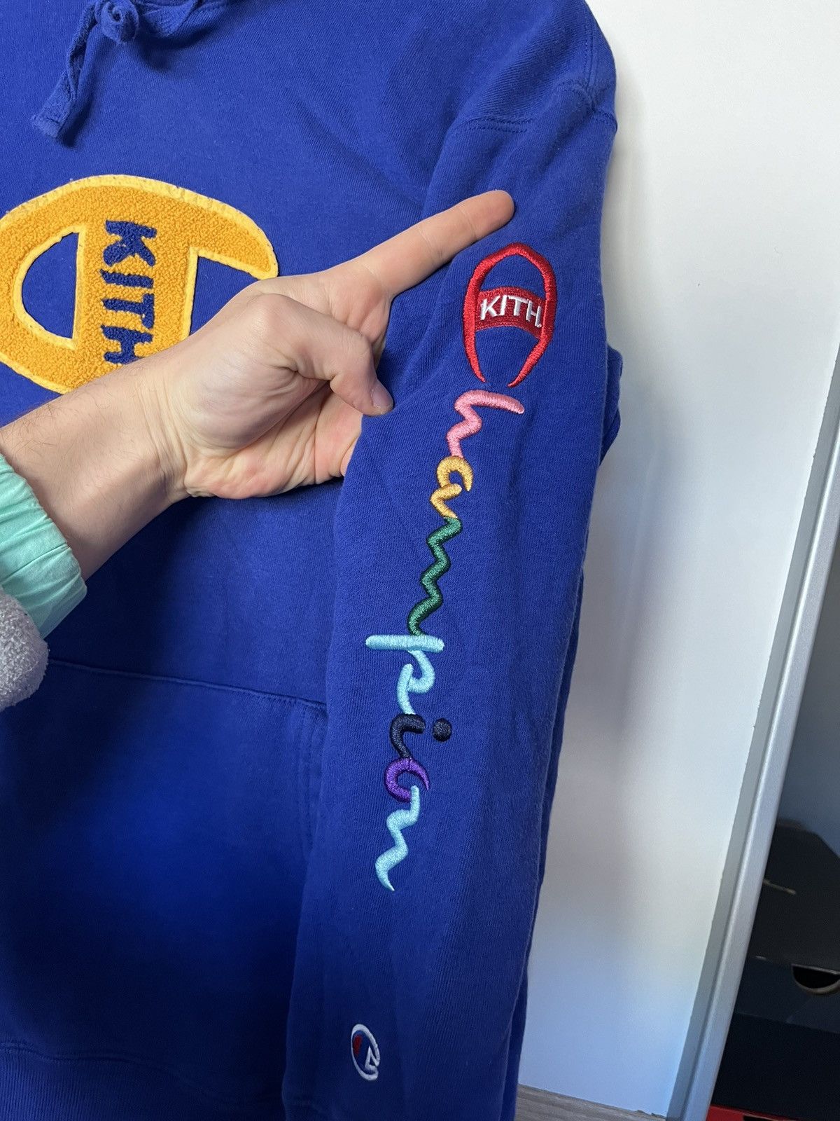 Champion × Kith Kith x Champion 2015 Complexcon Exclusive Sample Hoodie OG R Size US S / EU 44-46 / 1 - 3 Thumbnail