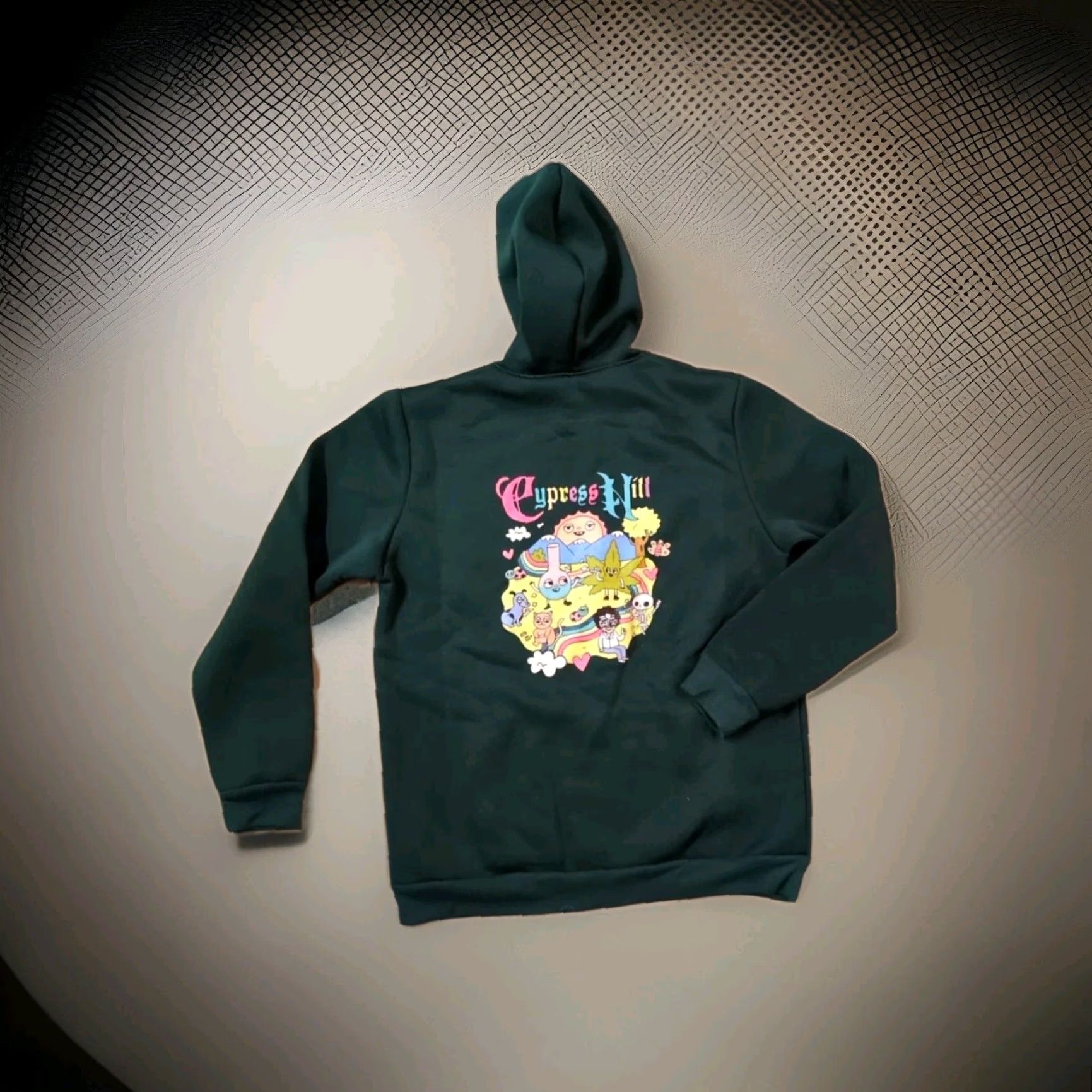 Vintage Cypress Hill Hoodie B-Real Sen Dog DJ Muggs West Coast hip hop 47" Chest L Green Hoodie Unbranded Unisex Adults Men's Women? Size US L / EU 52-54 / 3 - 6 Thumbnail