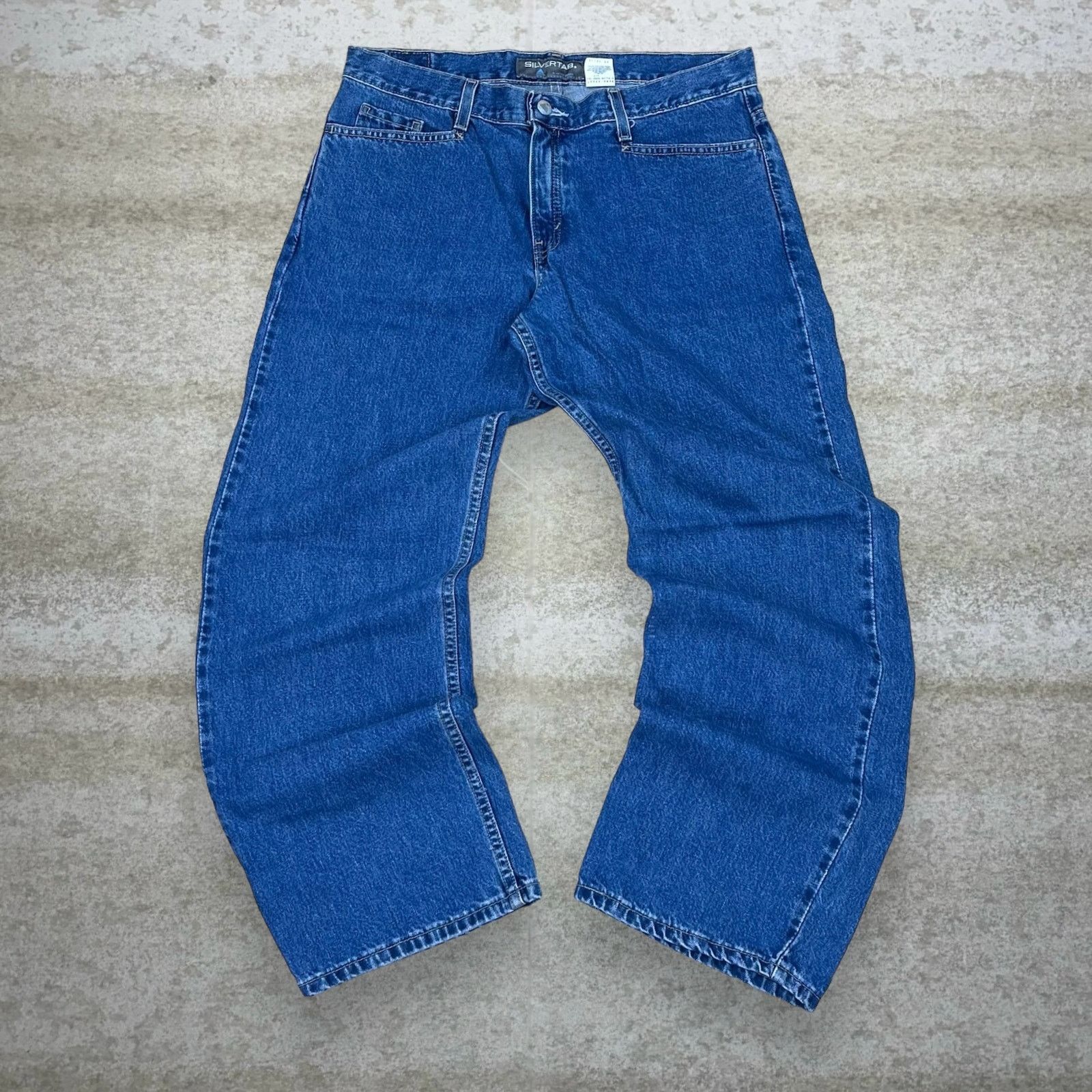Levi's Vintage 90s Levis Silver Jeans Womens 13 Baggy Medium Wash Size 34" / US 12 / IT 48 - 2 Thumbnail