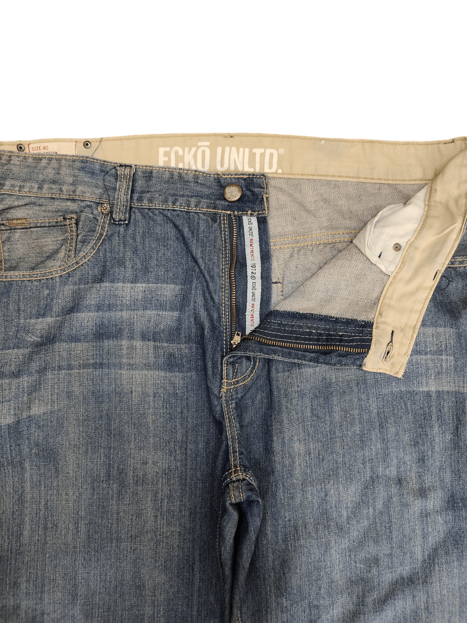 Ecko Unltd. Jnco Style Baggy Jeans Ecko Unltd Denim Wide Loose Y2k Size US 40 / EU 56 - 15 Thumbnail