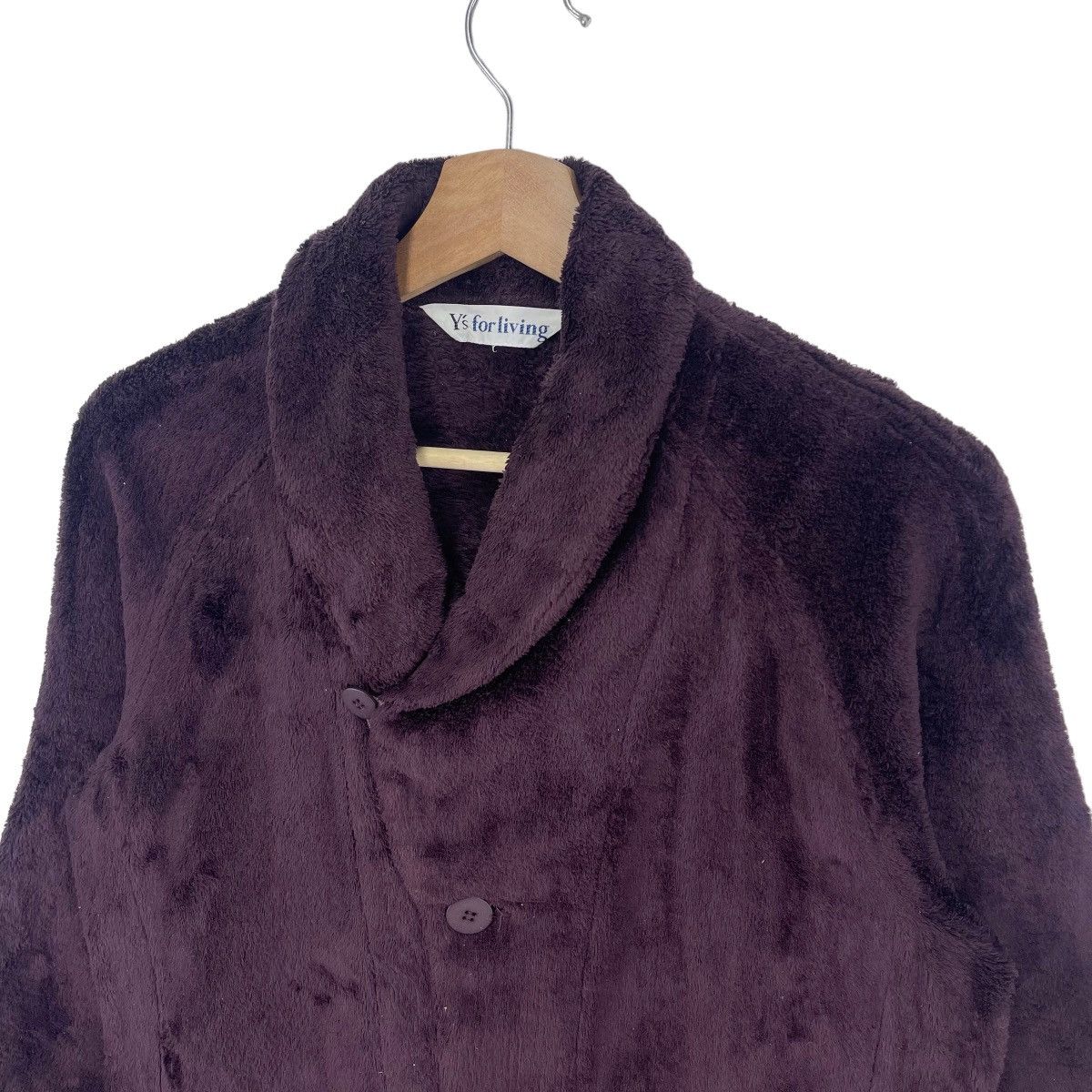 Yohji Yamamoto Yohji Yamamoto Fleece Button Jacket Size US M / EU 48-50 / 2 - 4 Thumbnail