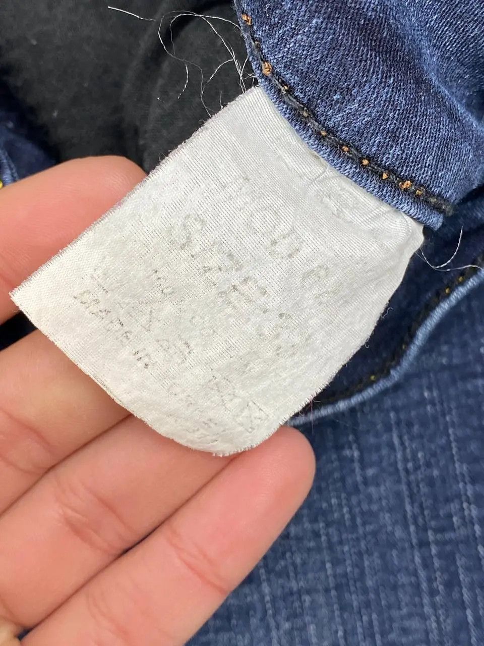 Dolce & Gabbana Vintage Dolce Gabbana Mini Logo Denim Jeans Baggy 90s Size US 33 - 7 Thumbnail