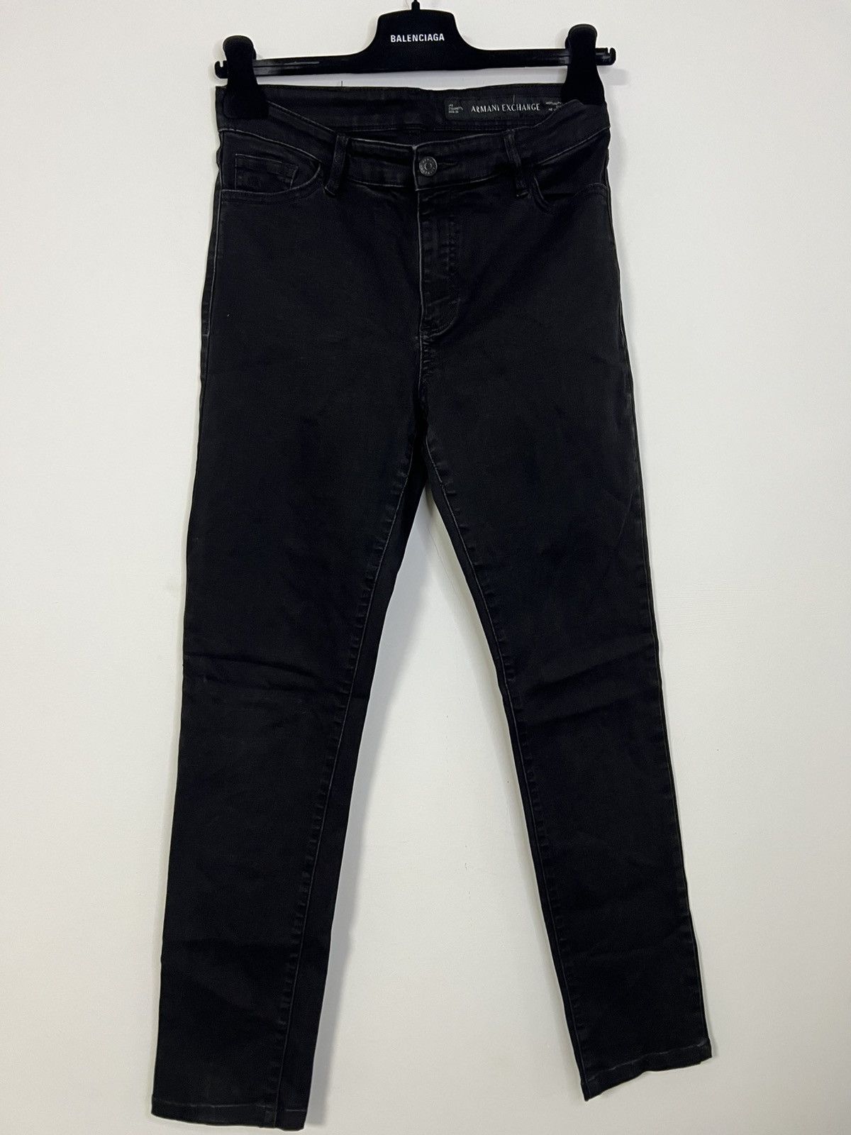 Armani Exchange Armani exchange black denim jeans s Size US 29 - 1 Thumbnail
