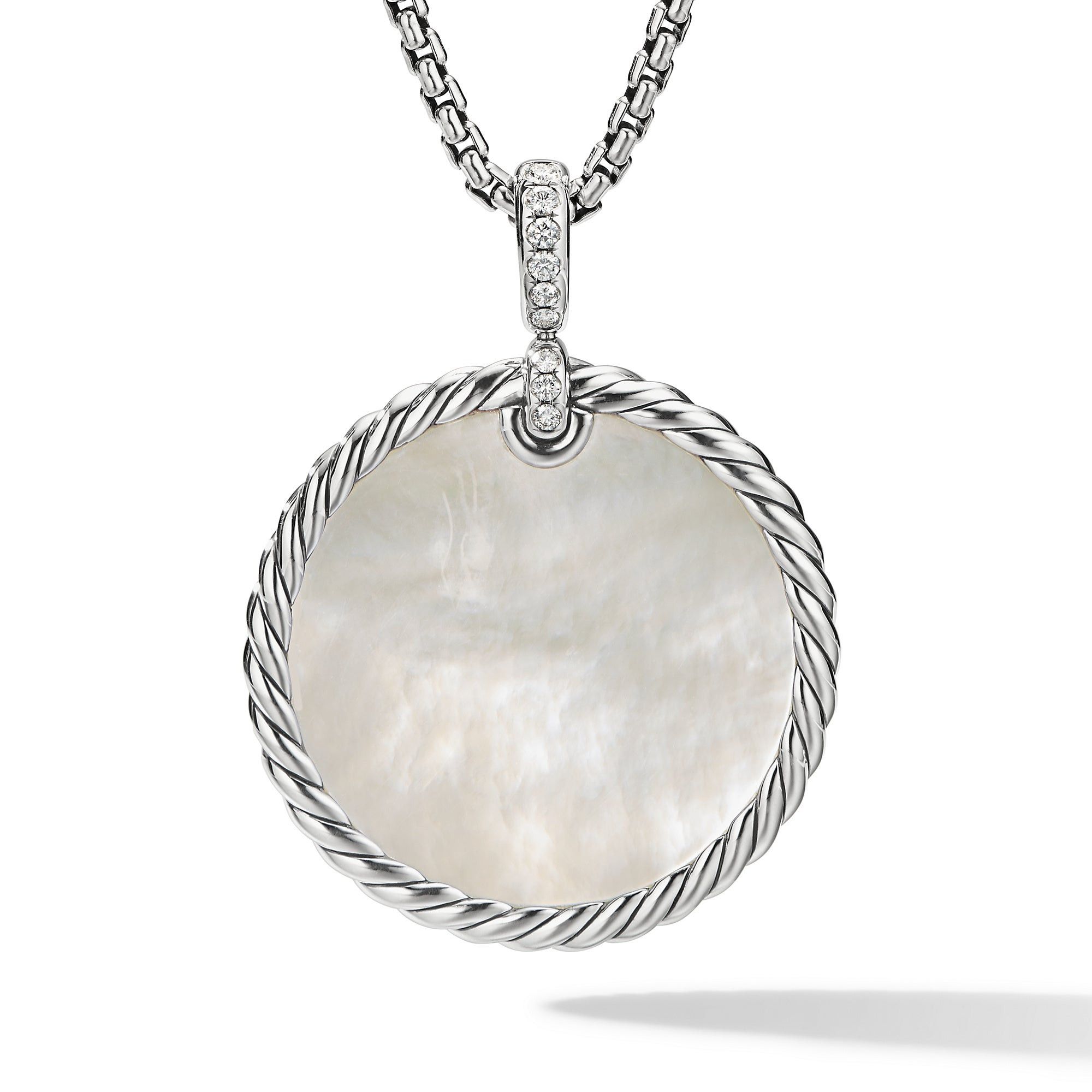 David Yurman o1w1db10526 D16998D Size:9/ Pendant in Silver With Diamond Size ONE SIZE - 2 Thumbnail