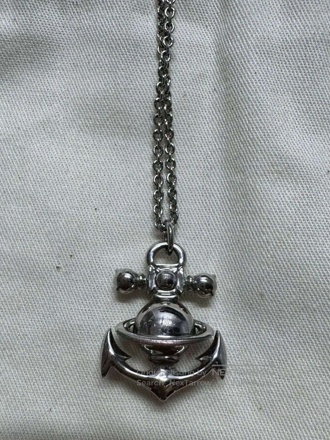 Vivienne Westwood Vivienne Westwood Vintage Saturn Pearl Necklace. Size ONE SIZE - 2 Thumbnail