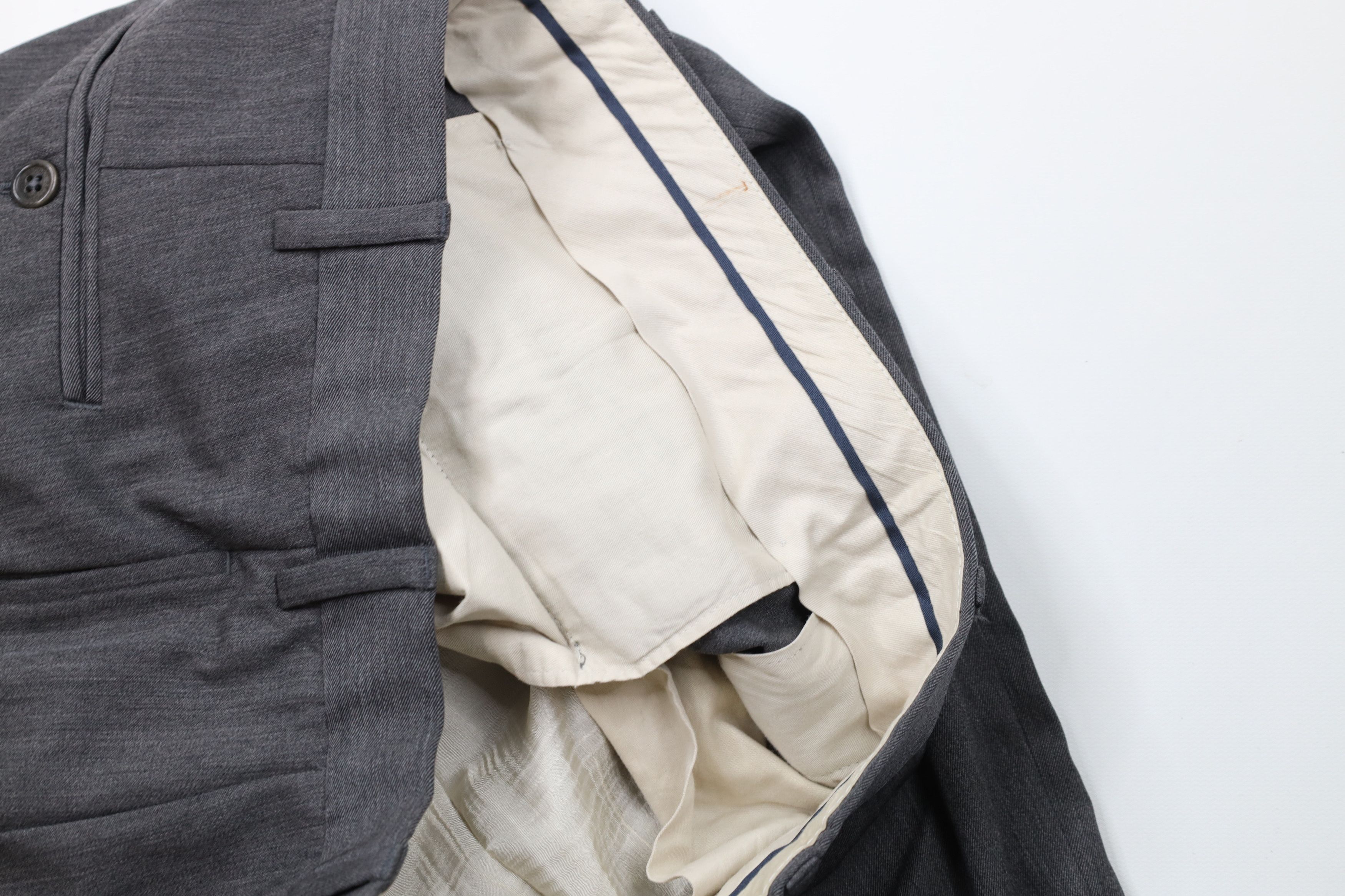 Brooks Brothers Vintage 90s Brooks Brothers Pleated Cuffed Chino Pants Size US 34 / EU 50 - 9 Thumbnail