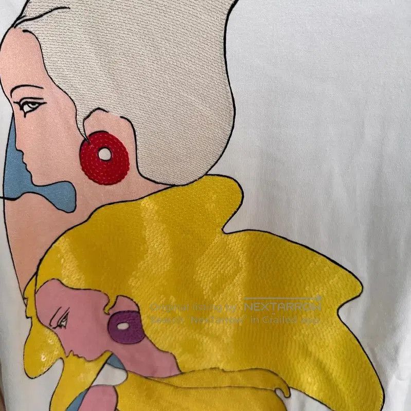 Fendi Fendi Women's Graphic Cotton T-Shirt M Size . Size M / US 6-8 / IT 42-44 - 3 Thumbnail