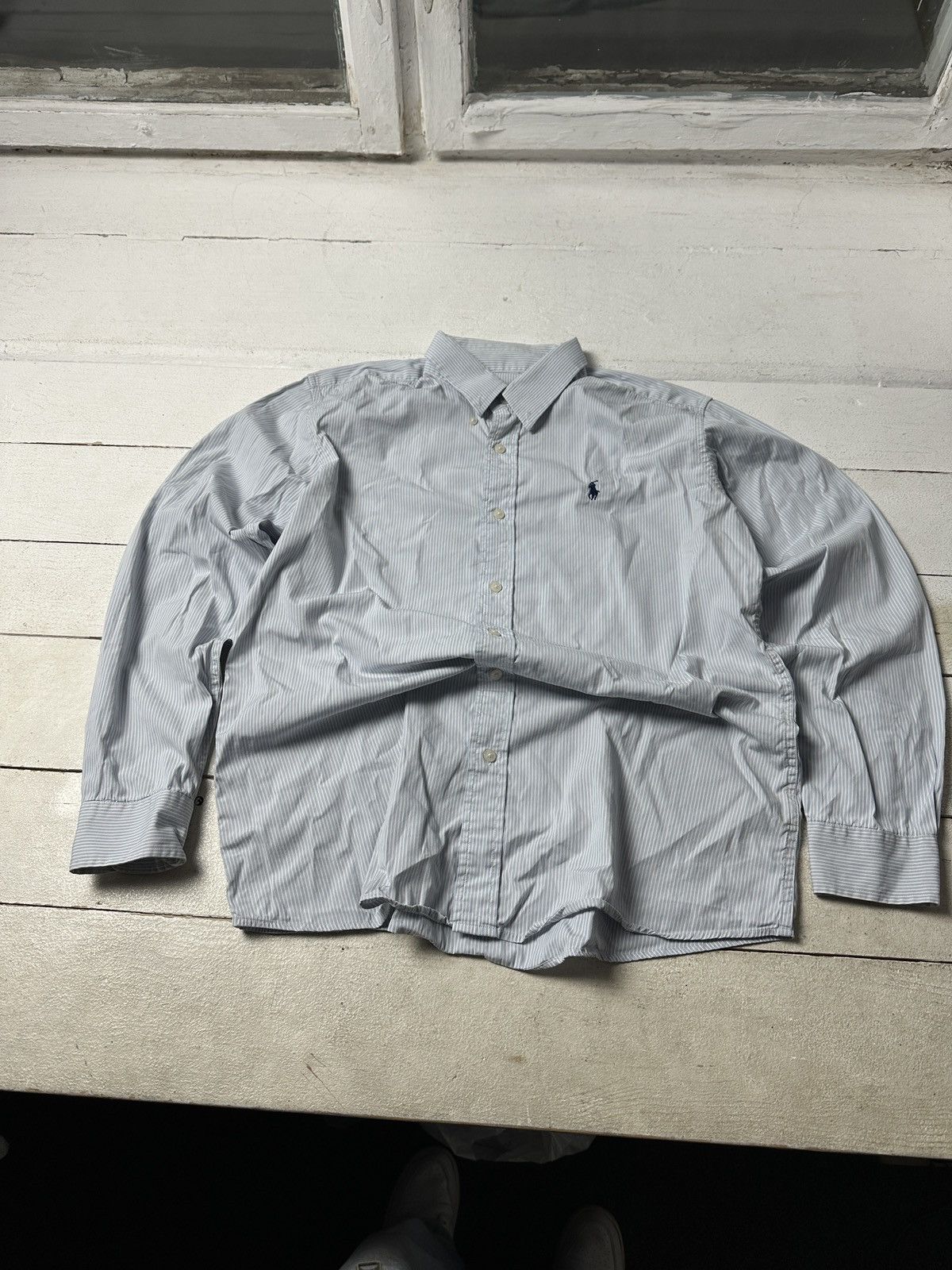 Polo Ralph Lauren 🚨 VNTG Y2K Polo Ralph Lauren Shirt LUXURY RARE LONG SLEEVE Size US L / EU 52-54 / 3 - 1 Thumbnail