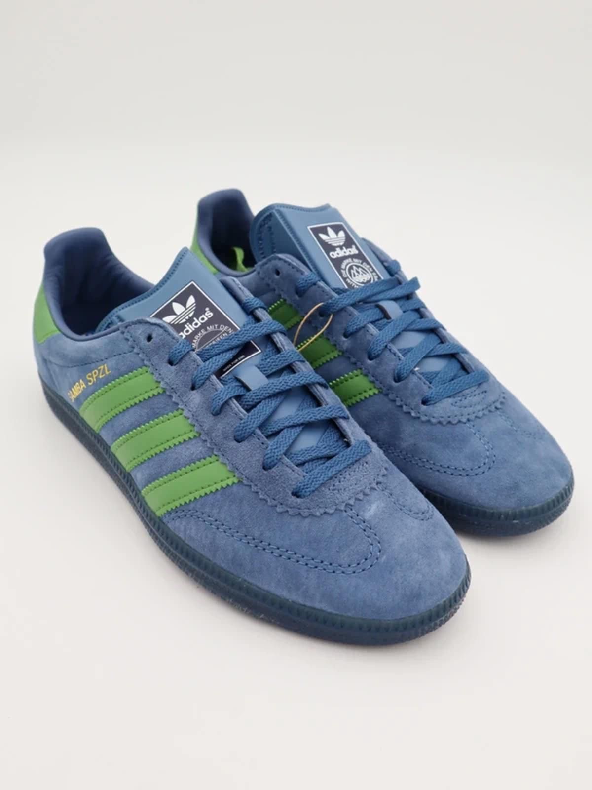 END X adidas Spezial Samba Deco - IH9926 - Soft Blue Green